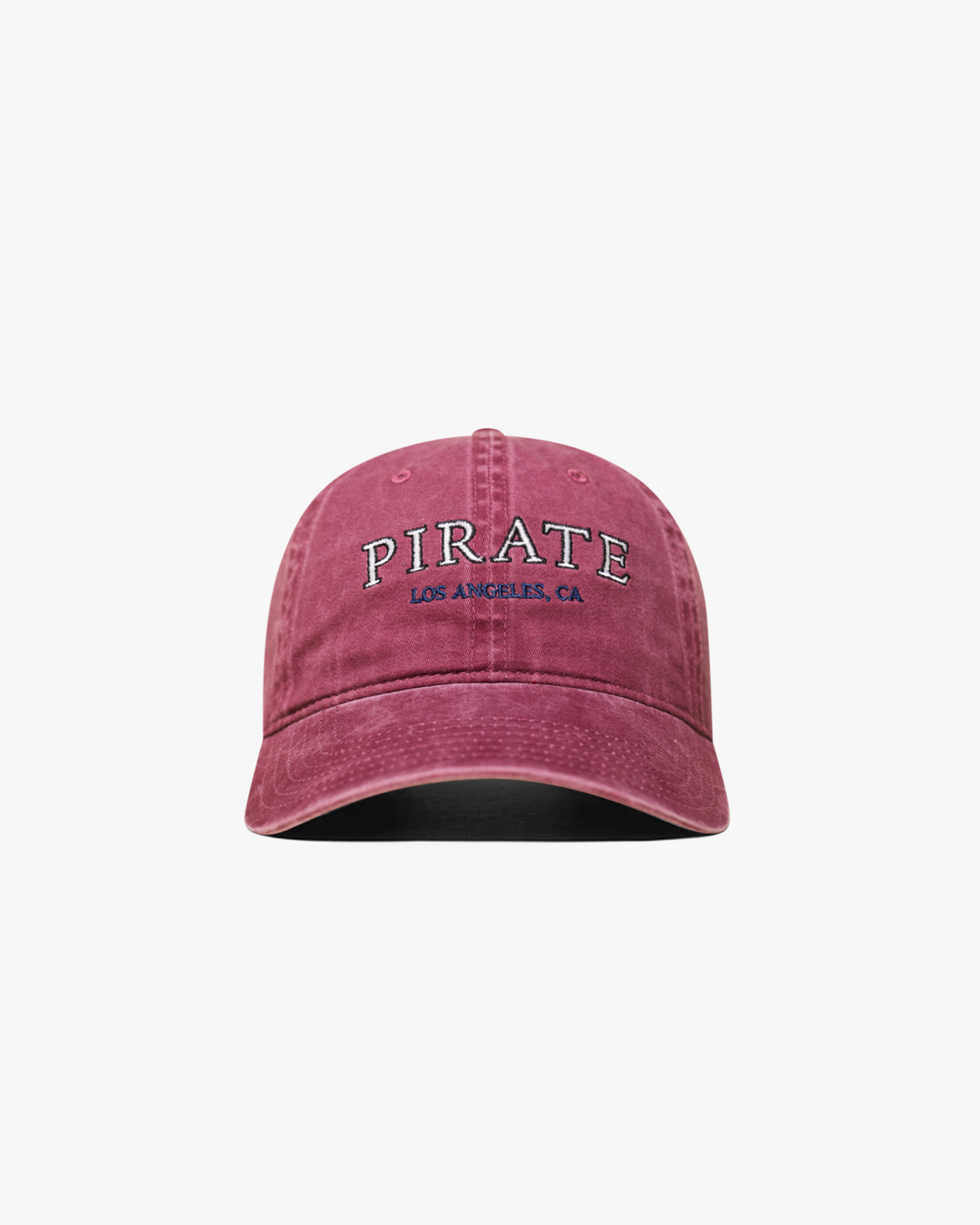 Pirate Los Angeles Dad Hat (Washed Maroon)
