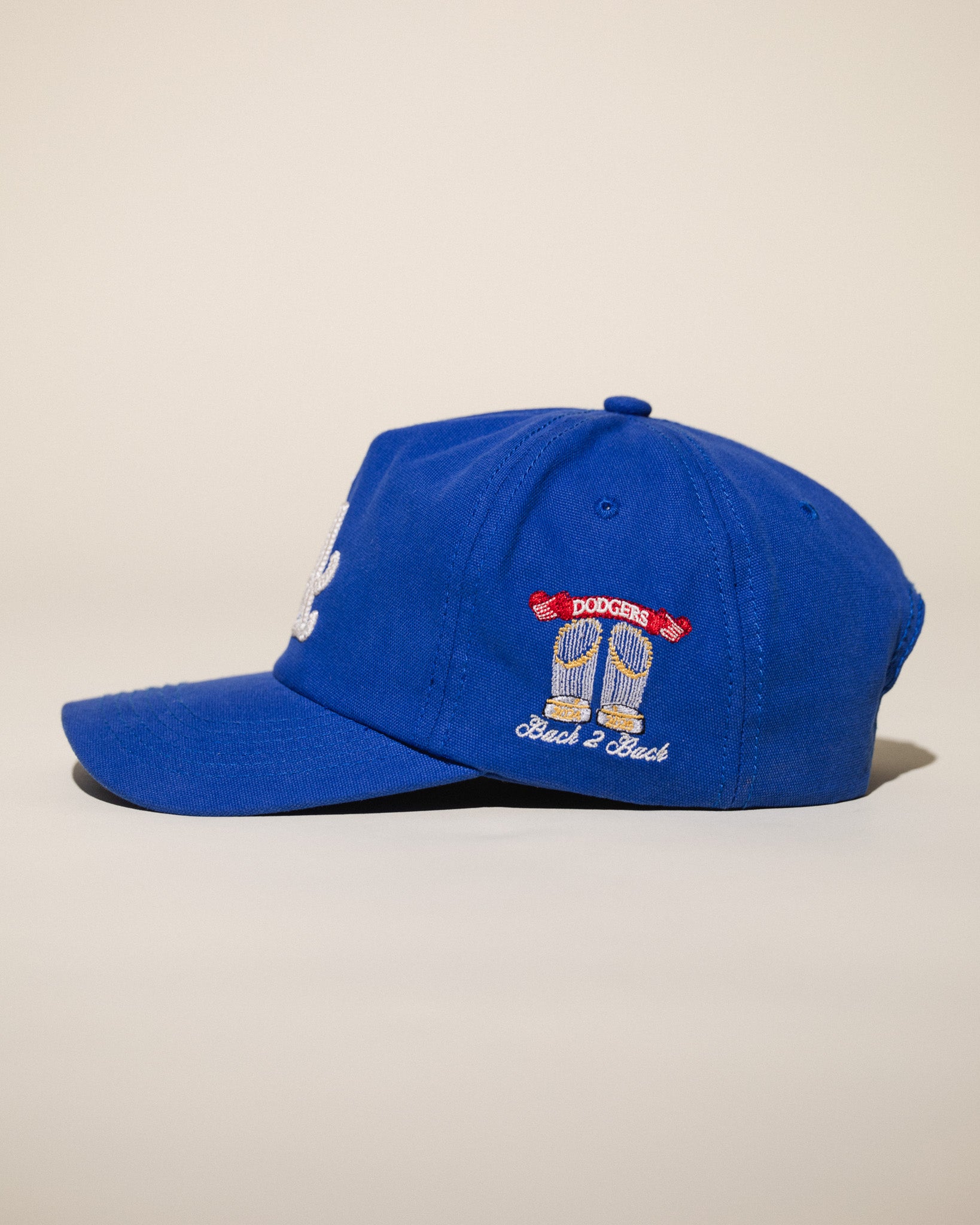 LA Back to Back Champions Vintage Hat (Dodger Blue)