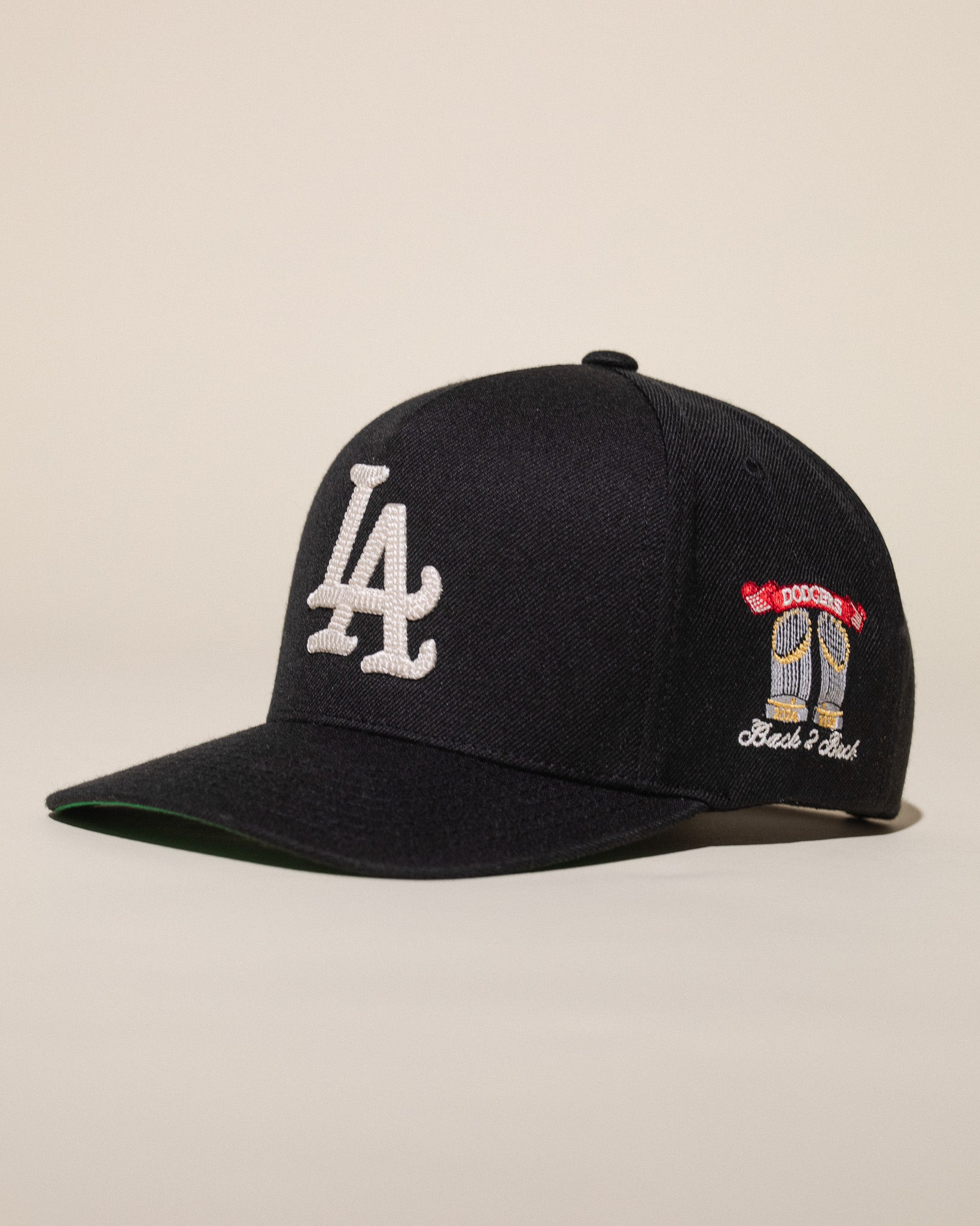 LA Back to Back Champions Hat (Pirate Black)