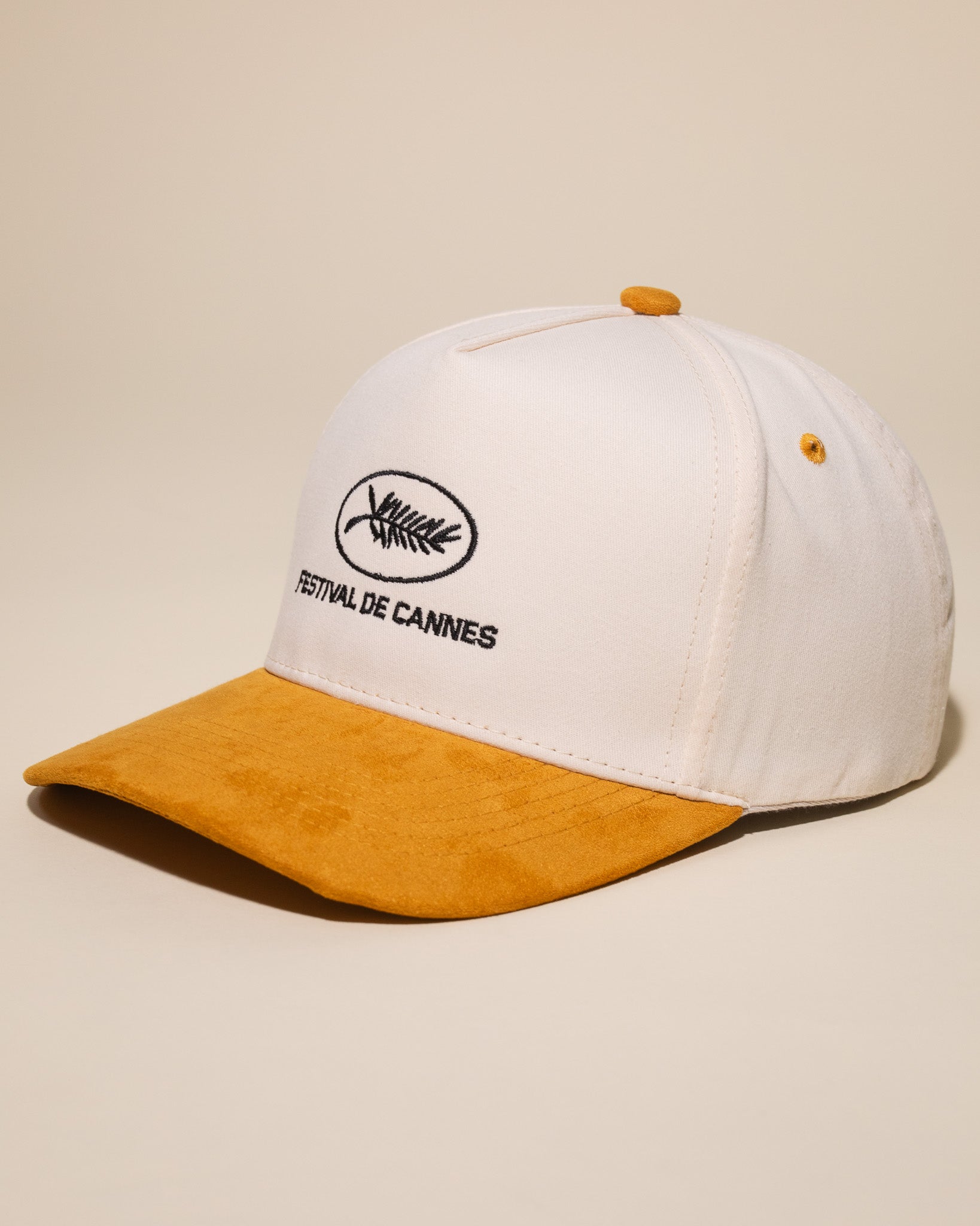 Pirate Cannes Hat (Cream/Canary Yellow-Suede)