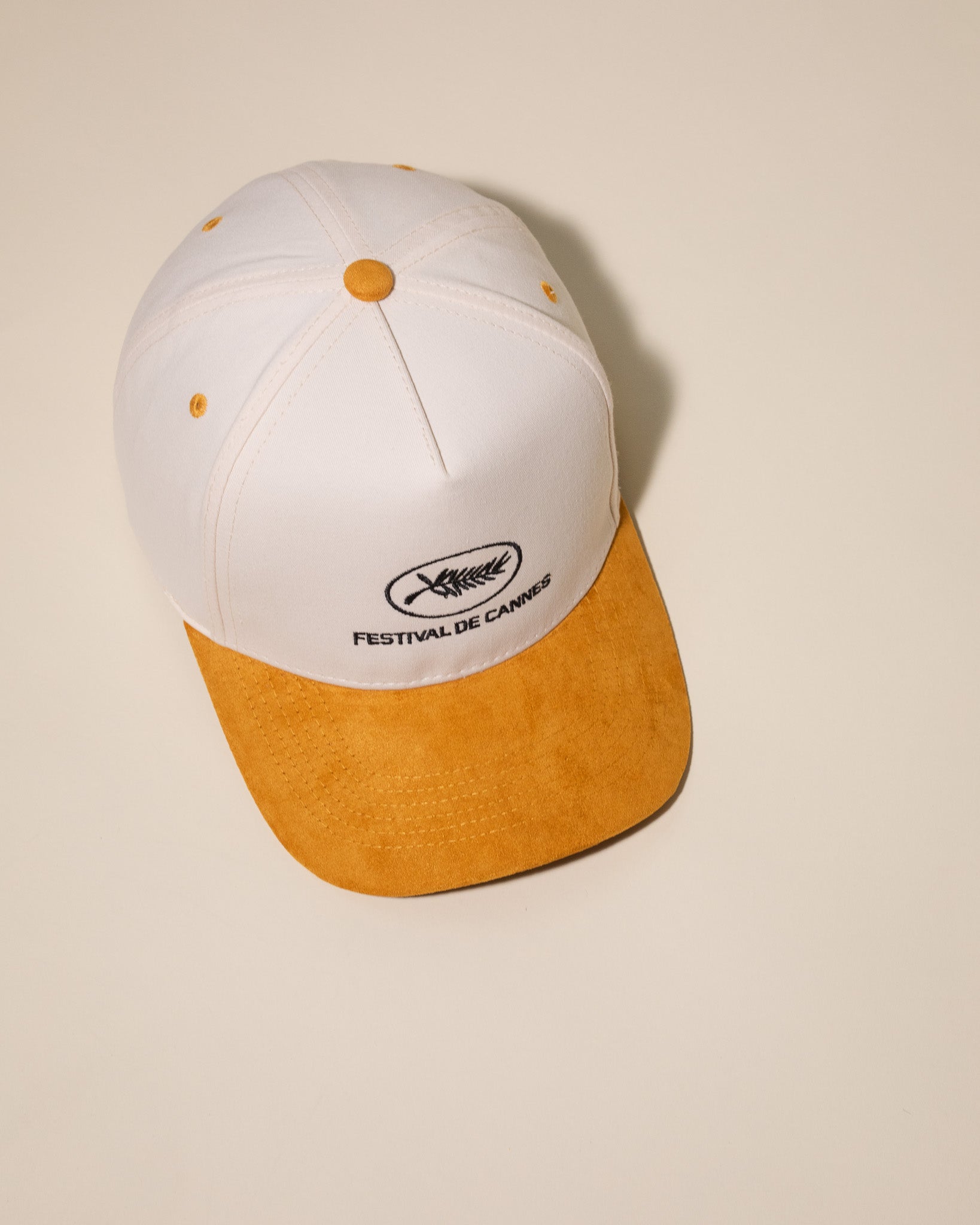 Pirate Cannes Hat (Cream/Canary Yellow-Suede)