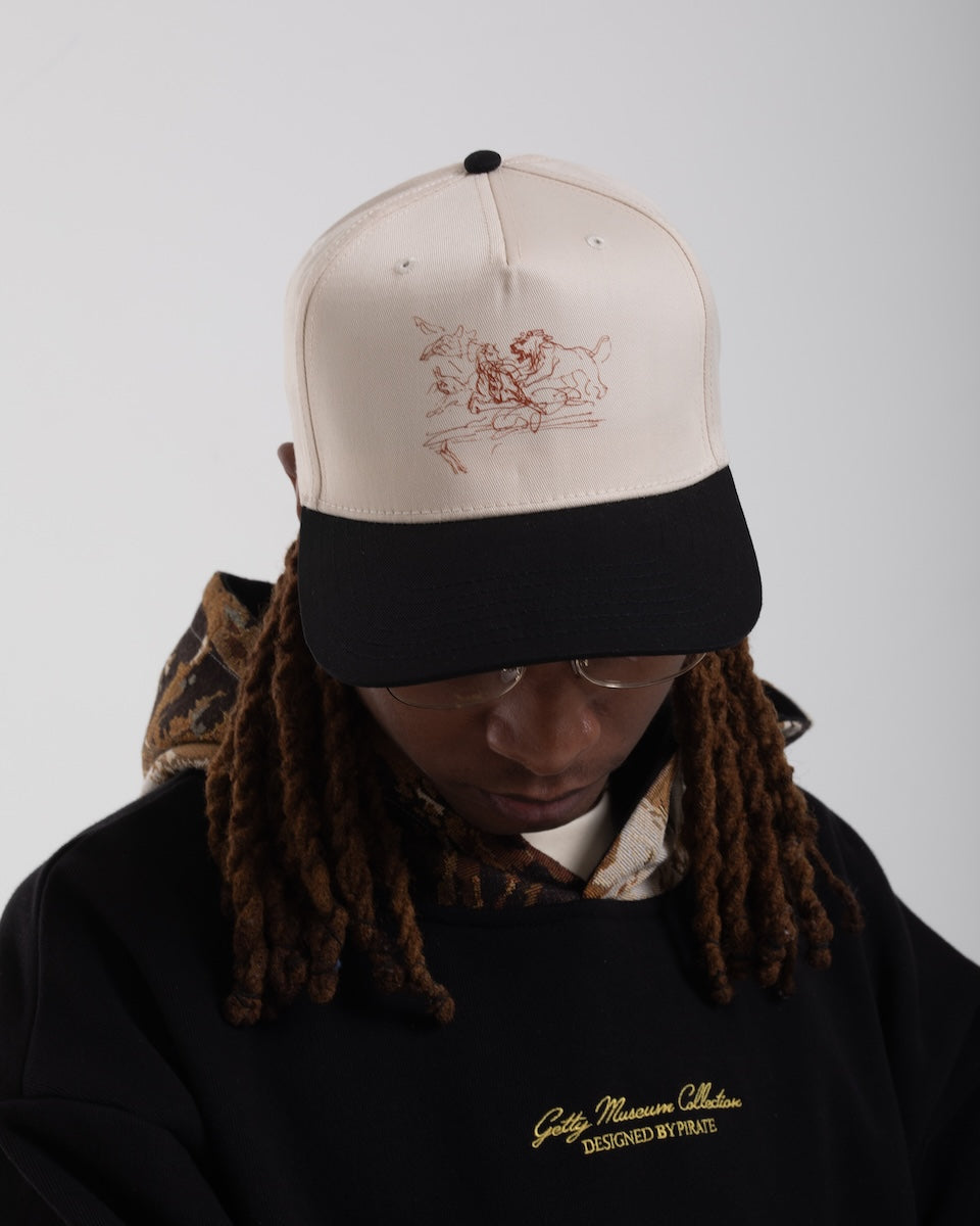 Getty x Pirate Lion Hunt Hat (Cream/Black)