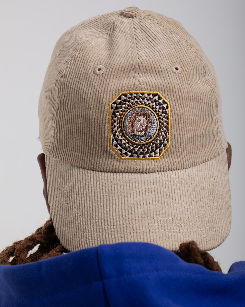 Getty x Pirate Medusa Corduroy Dad Hat (Khaki)