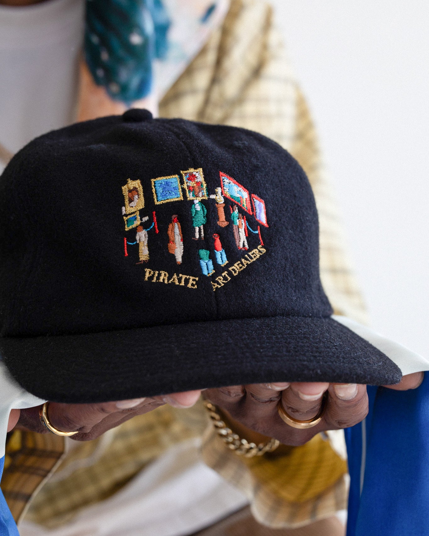Pirate Art Museum Wool Hat (Black)