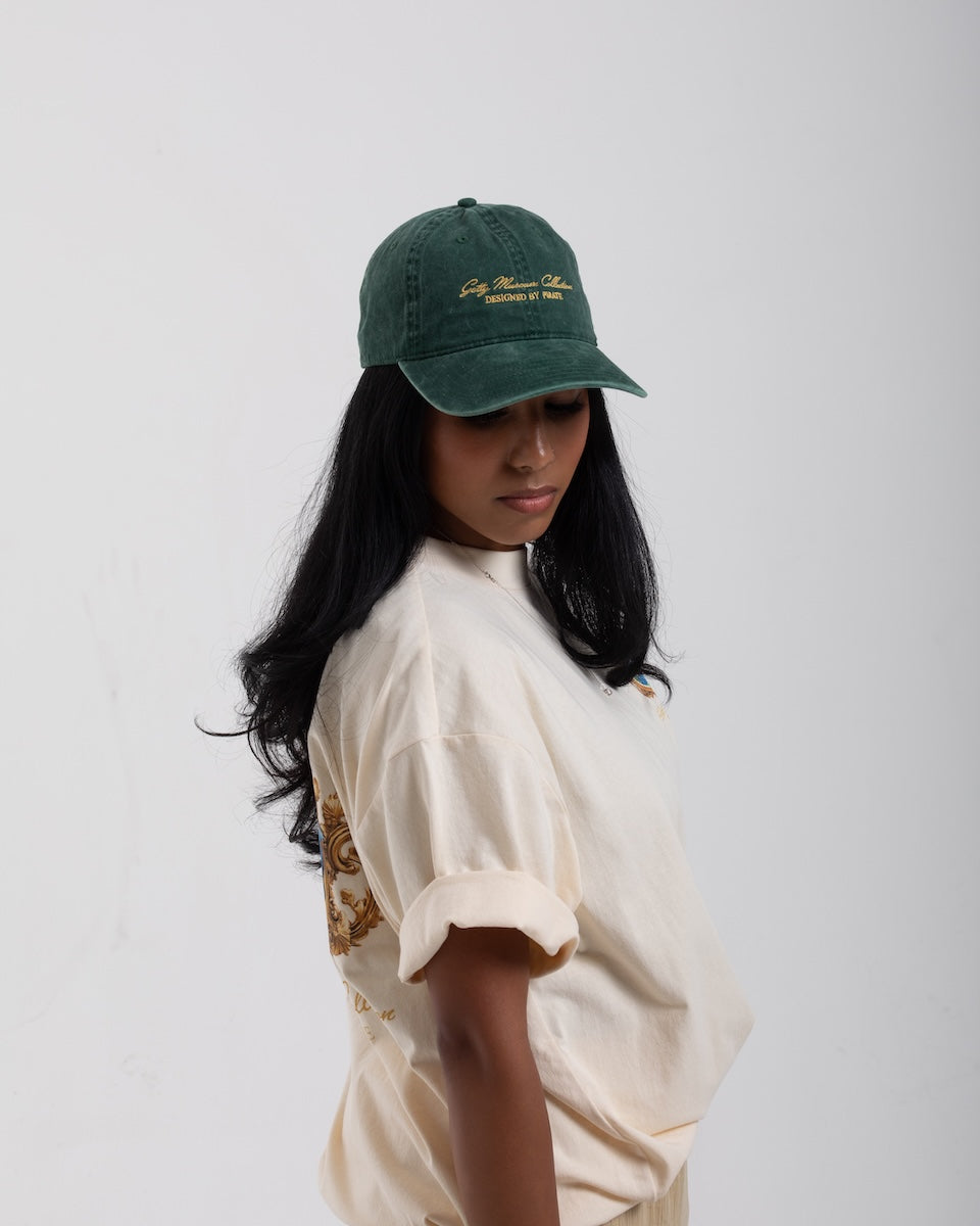 Getty x Pirate Getty Museum Collection Dad Hat (Washed Green)