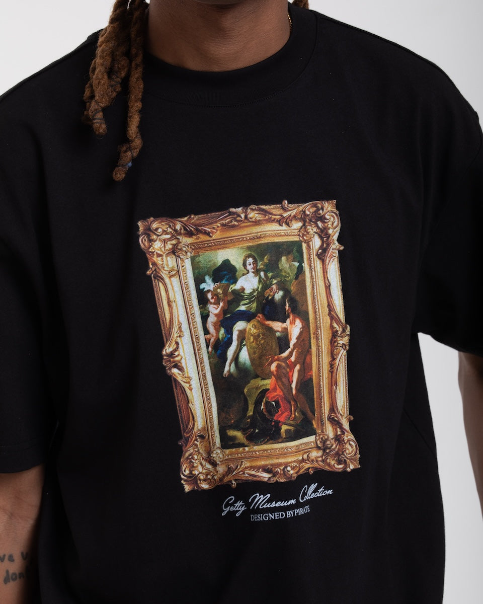 Getty x Pirate Venus at the Forge of Vulcan Framed Tee (Pirate Black)