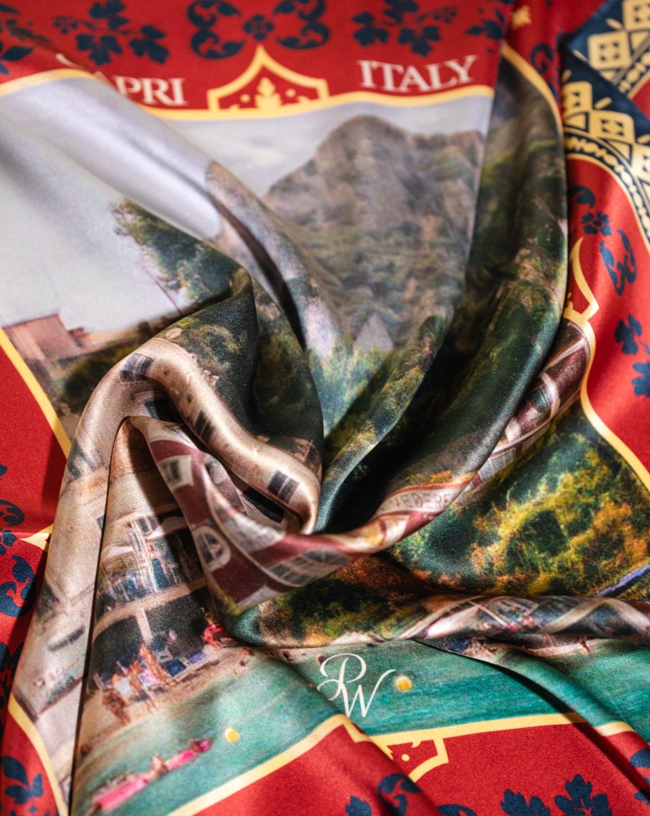 Pirate Capri Italy Silk Bandana