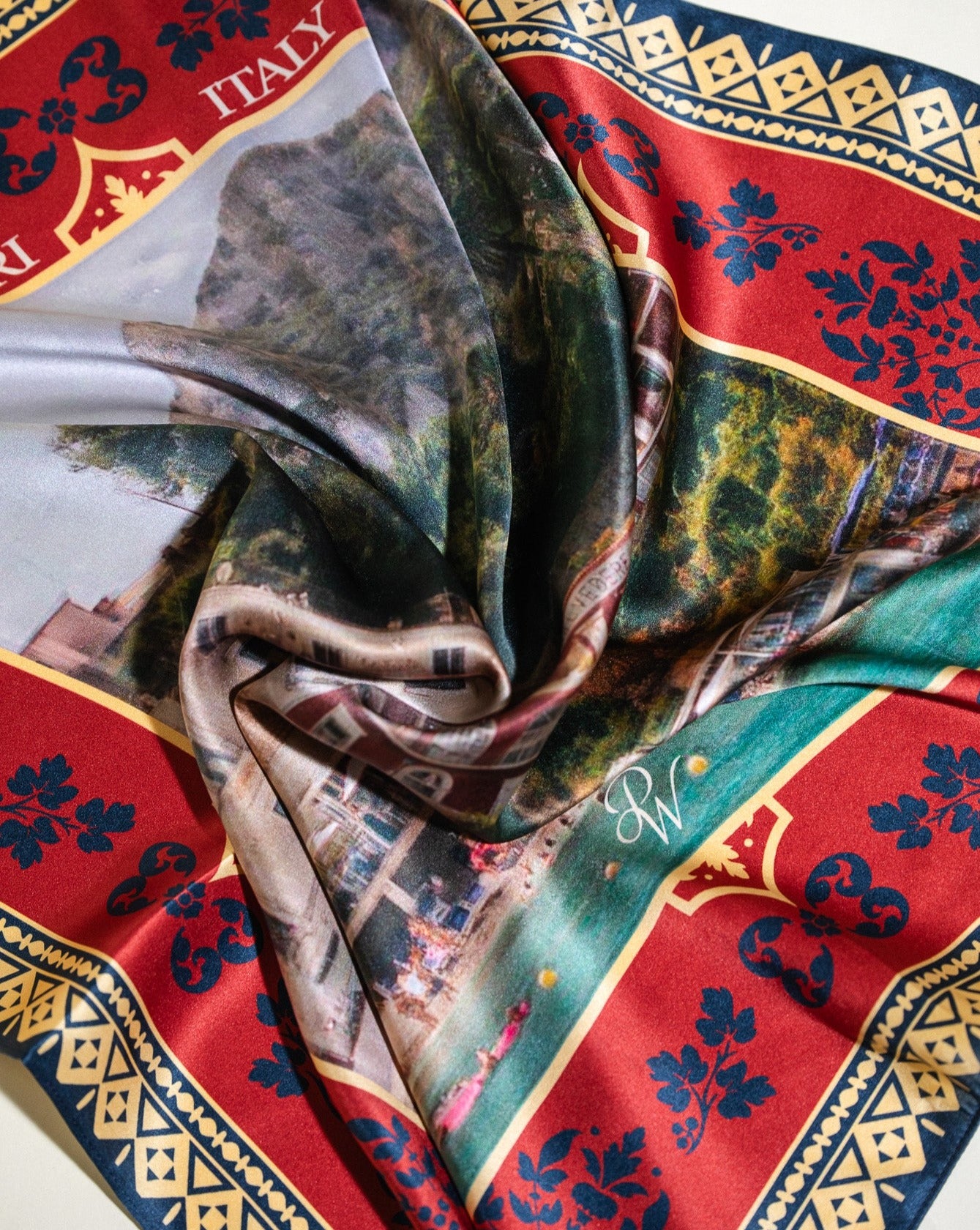 Pirate Capri Italy Silk Bandana