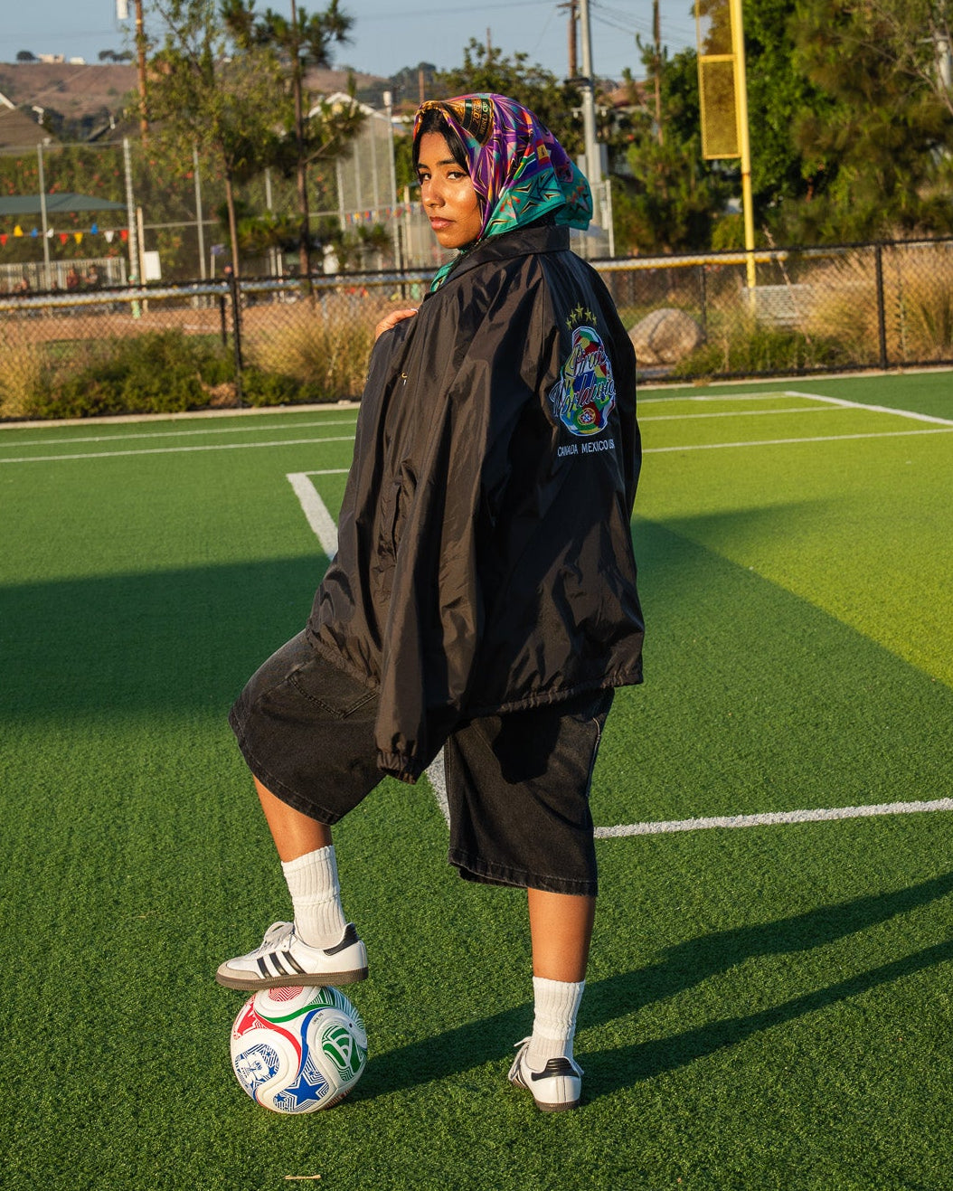 Worlds Game Silk Bandana