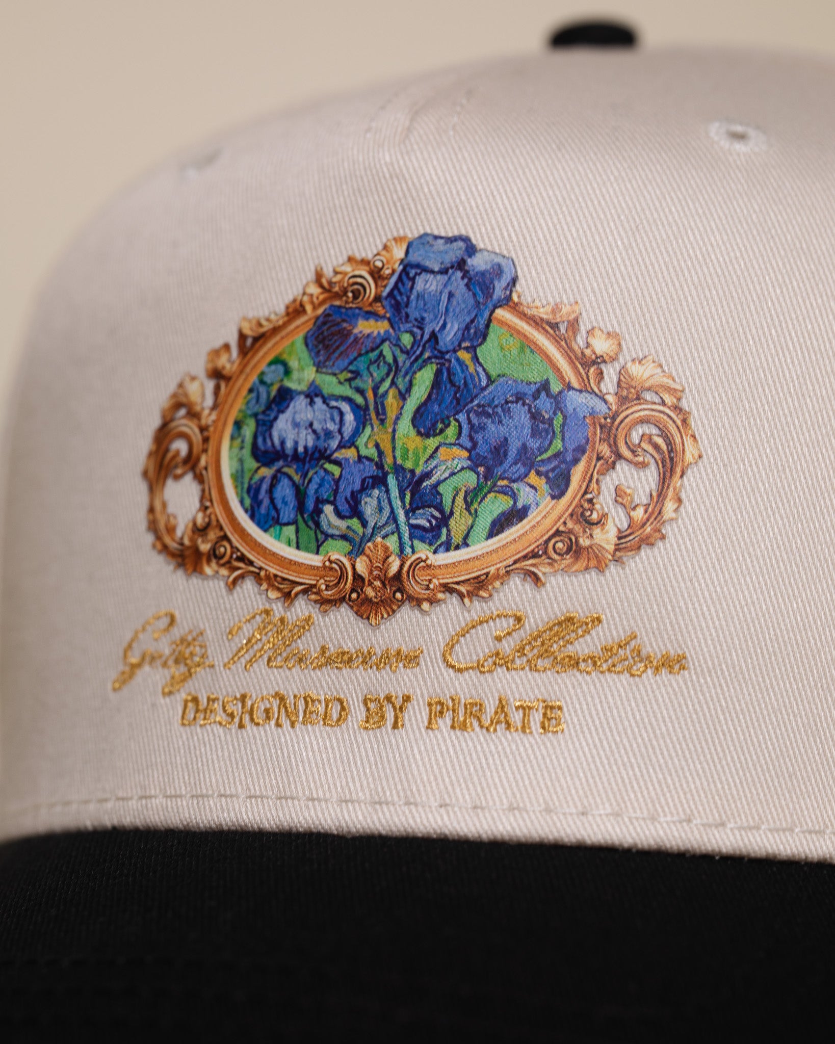 Getty x Pirate Van Gogh Irises Hat (Cream/Black)