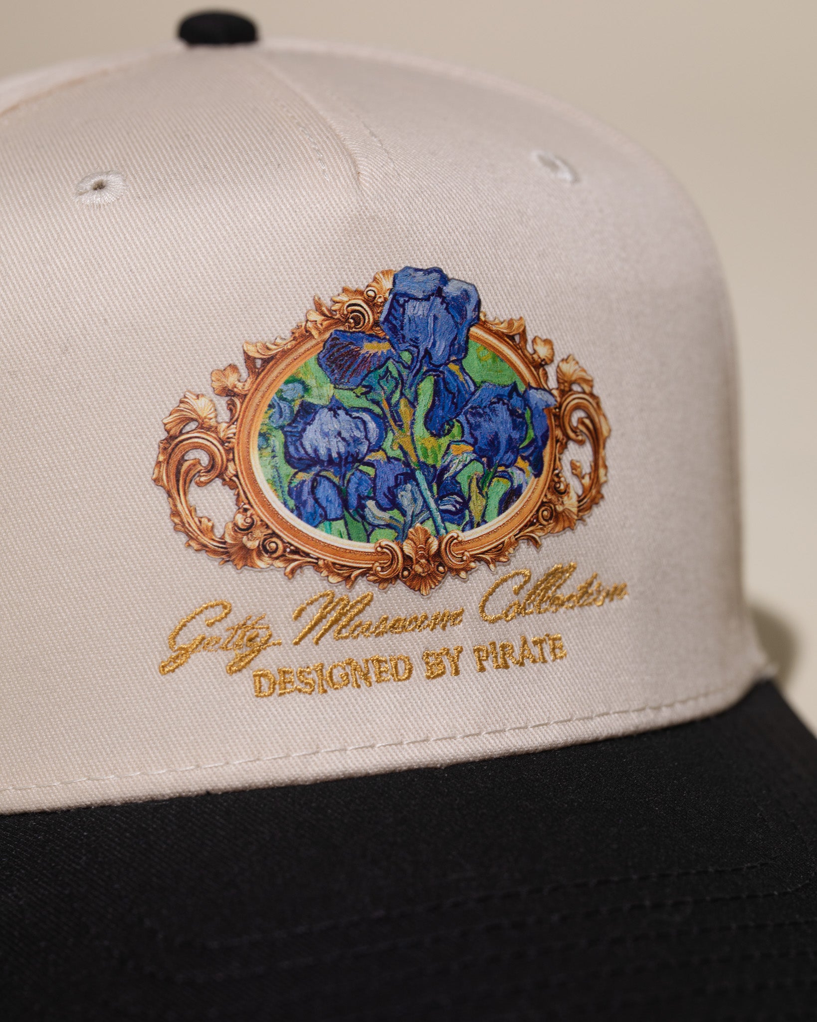 Getty x Pirate Van Gogh Irises Hat (Cream/Black)