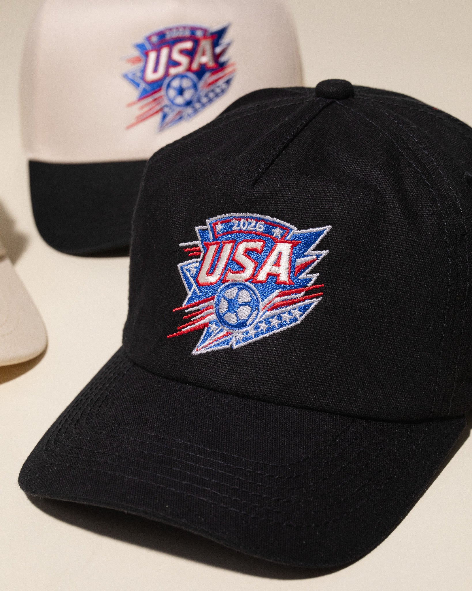 USA Crest Vintage Hat (Black)