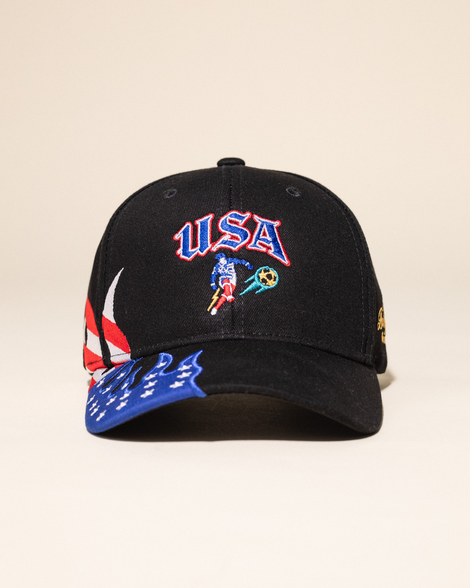 USA Goal Velcro Hat (Black)