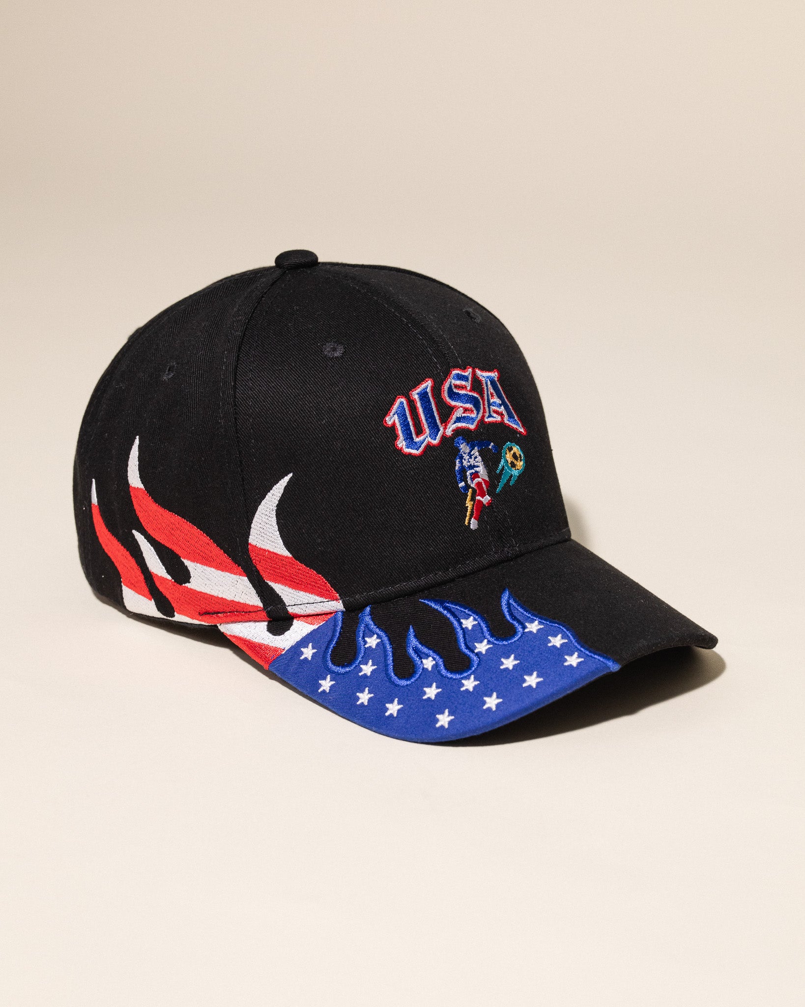 USA Goal Velcro Hat (Black)