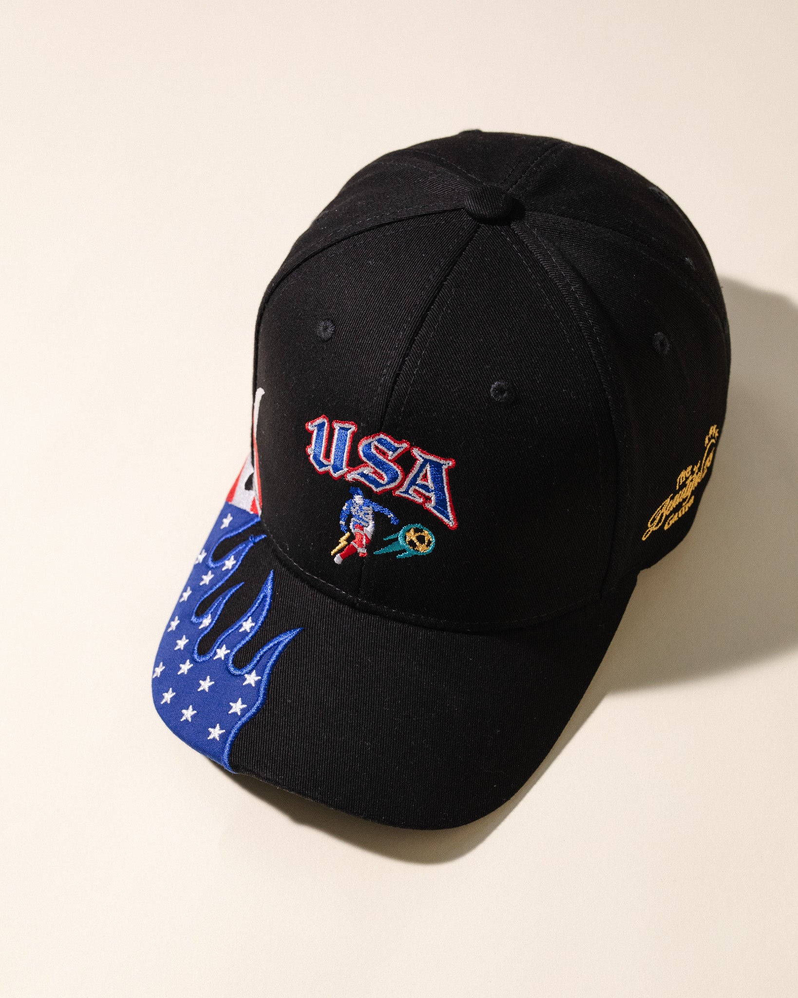 USA Goal Velcro Hat (Black)