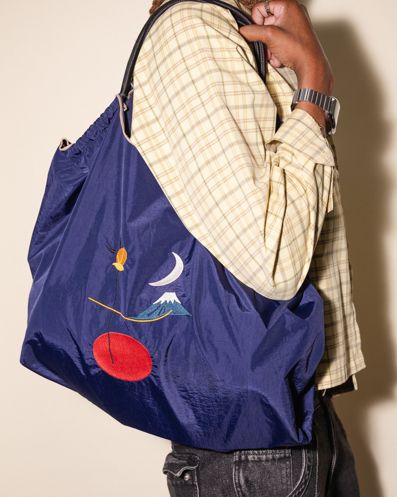 Art Dealer Tote - Moon Over Fuji