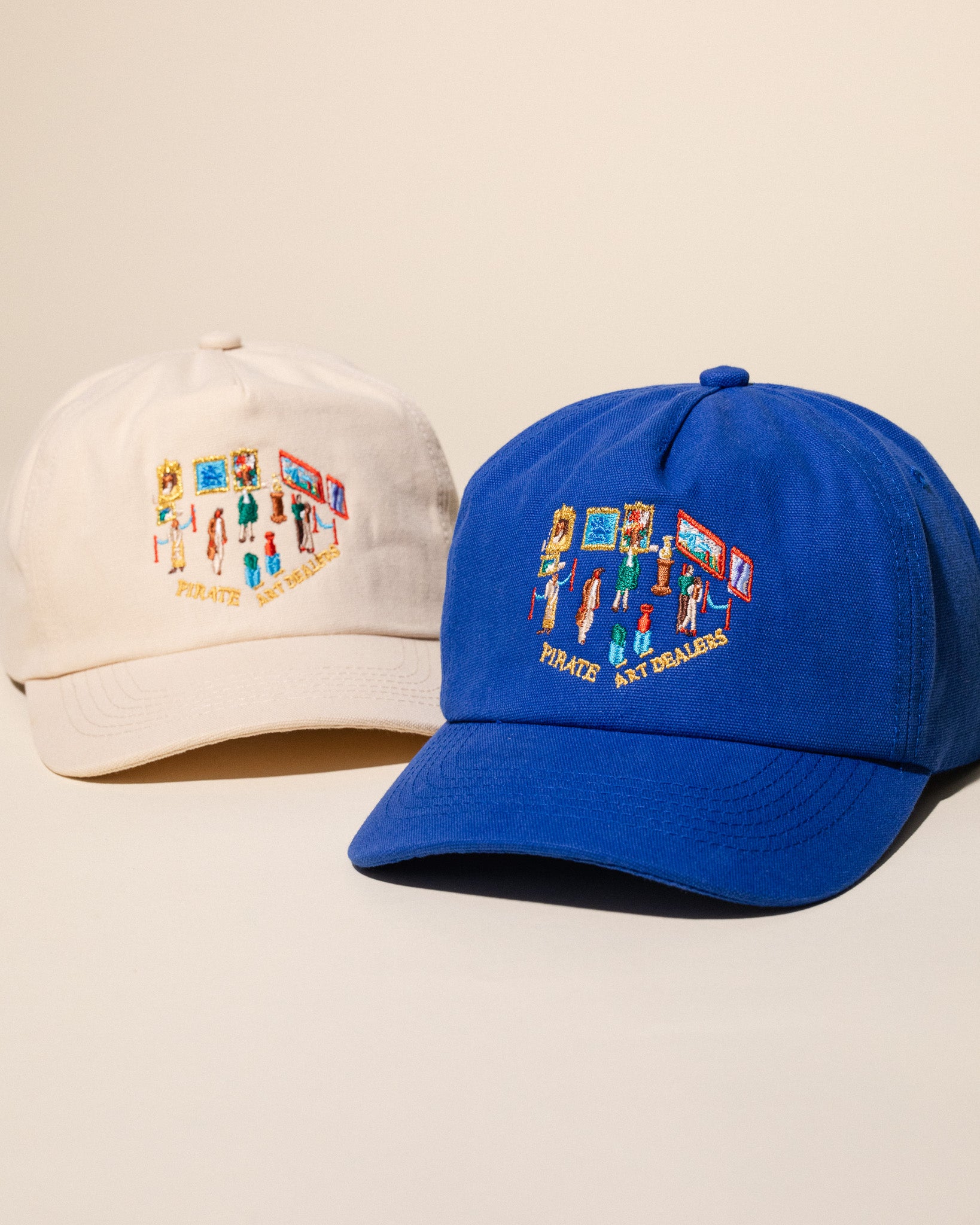 Pirate Art Museum Vintage Hat (Cream)