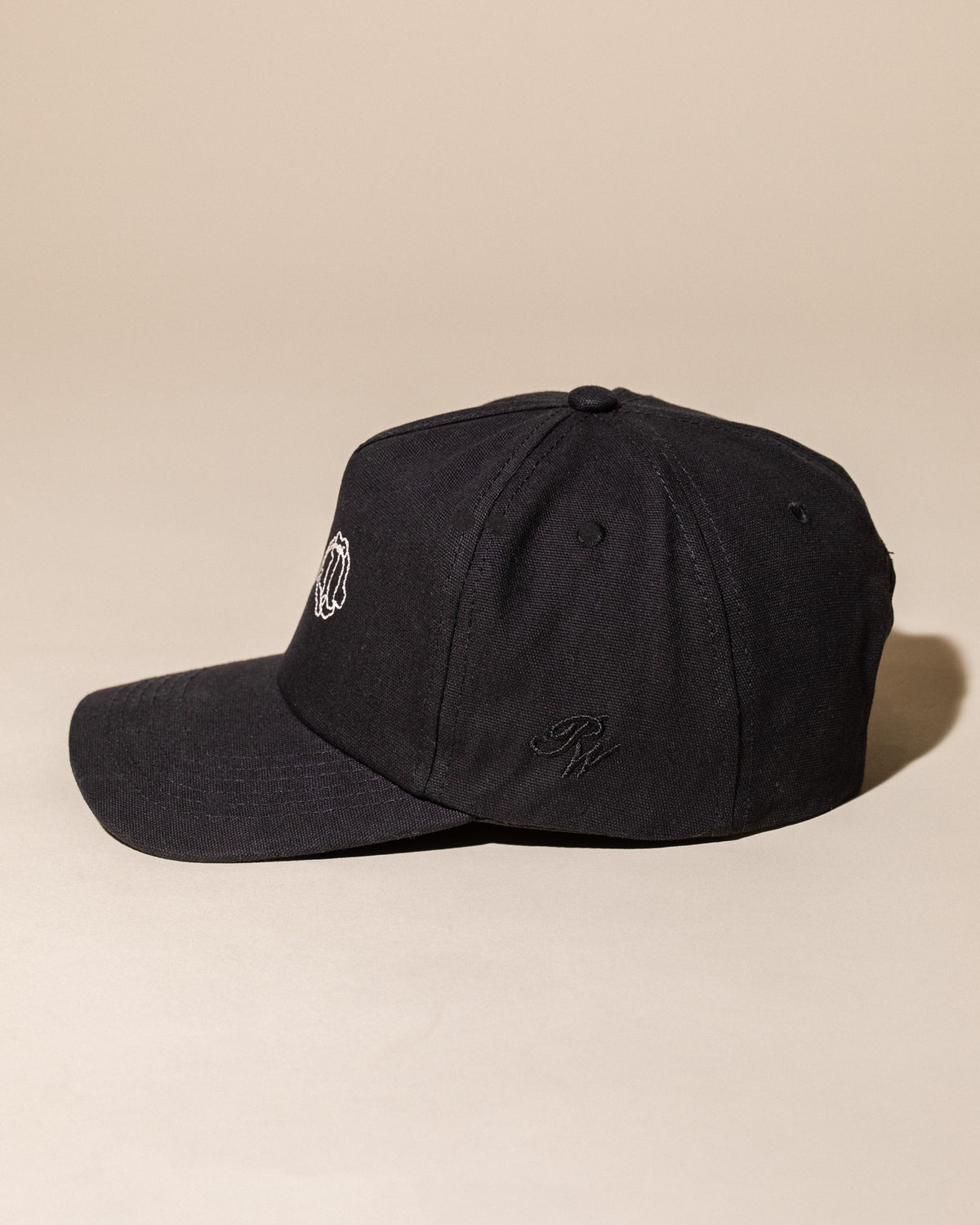 Pirate x Dylan Cervantes “Two Flowers, 2026” Vintage Stem Stitch Hat (Black)