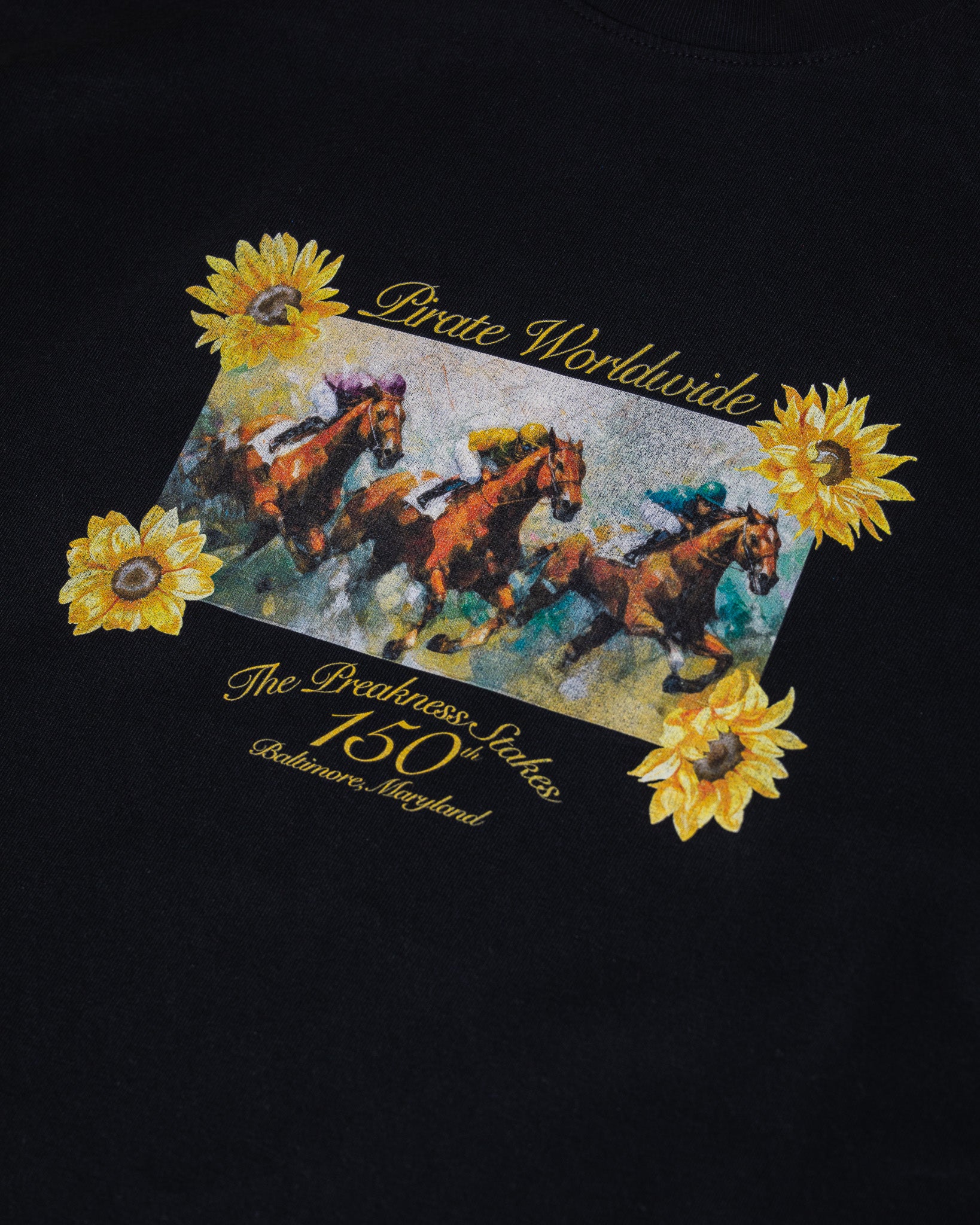 Pirate 150th Preakness Stakes SS Tee (Pirate Black)