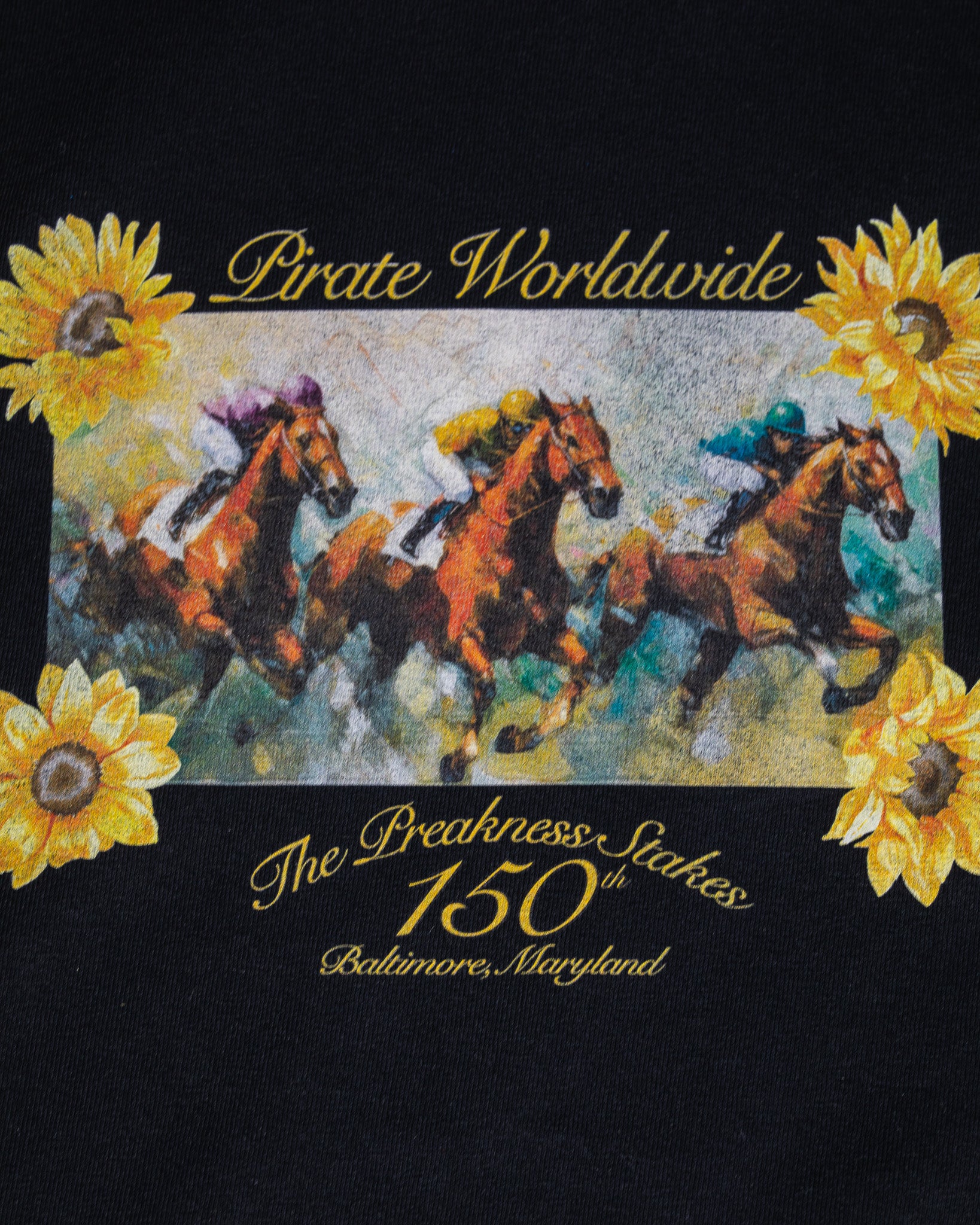 Pirate 150th Preakness Stakes SS Tee (Pirate Black)