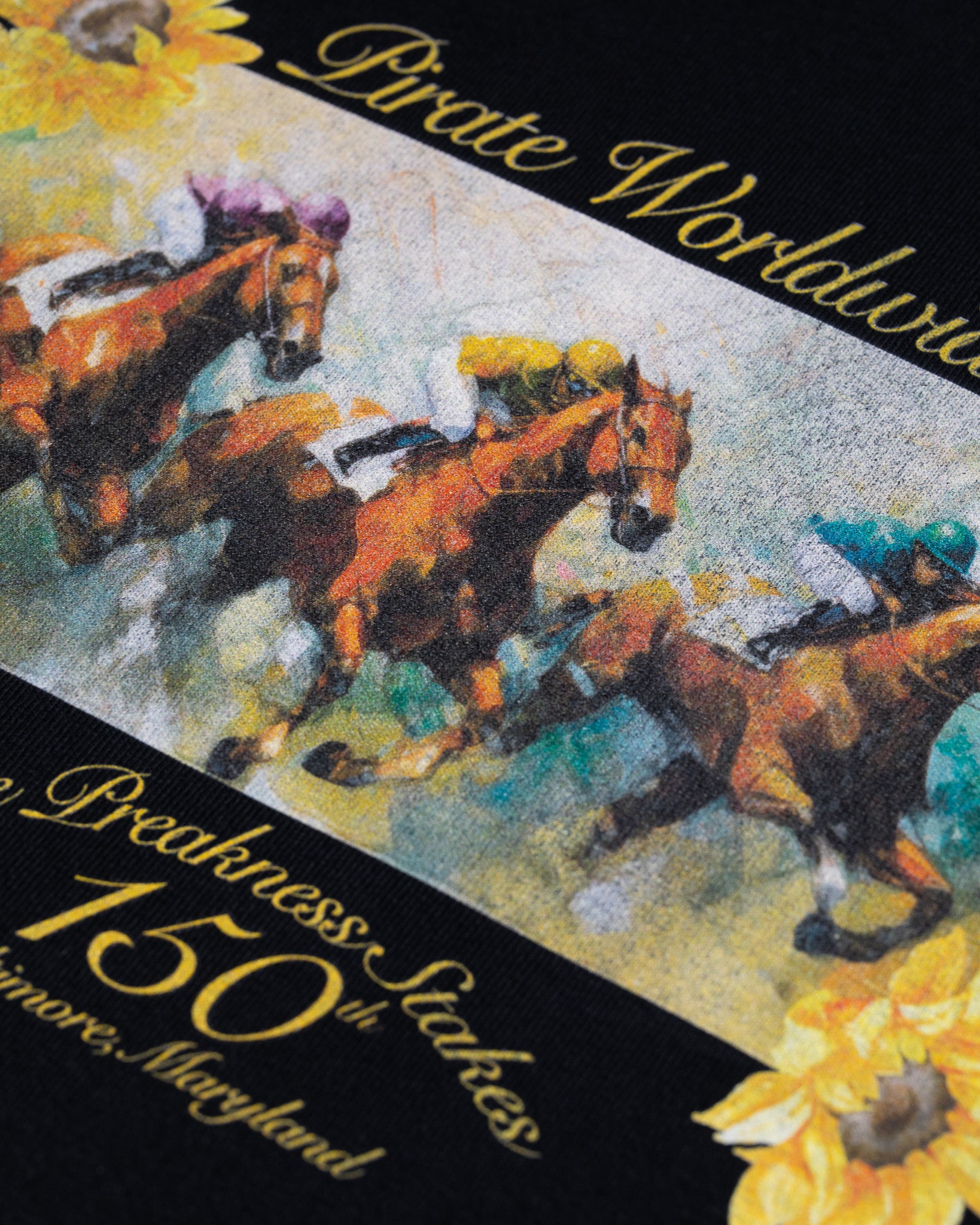Pirate 150th Preakness Stakes SS Tee (Pirate Black)