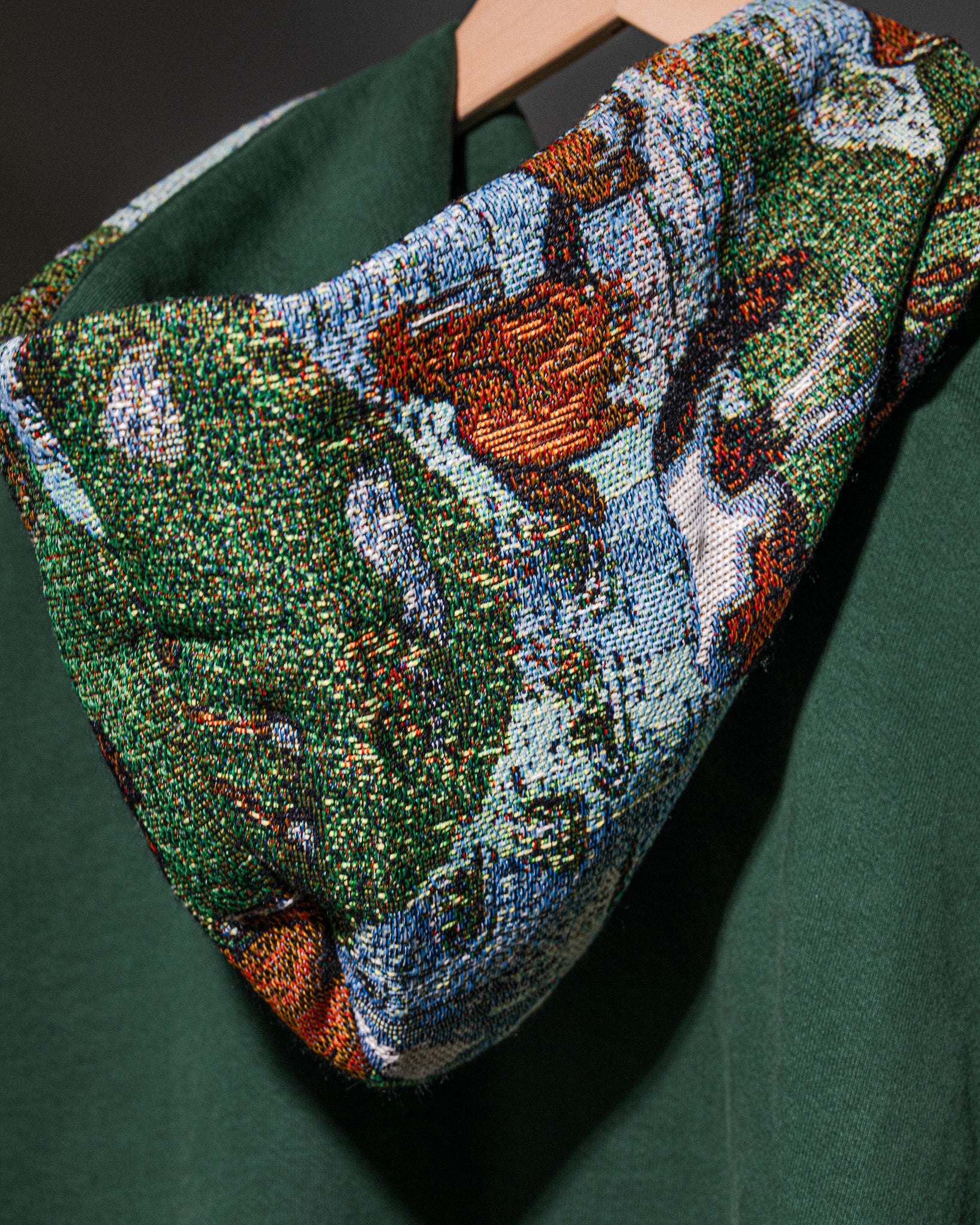 Pirate Derby Tapestry Hoodie (Derby Green) *Limited Edition 1/3