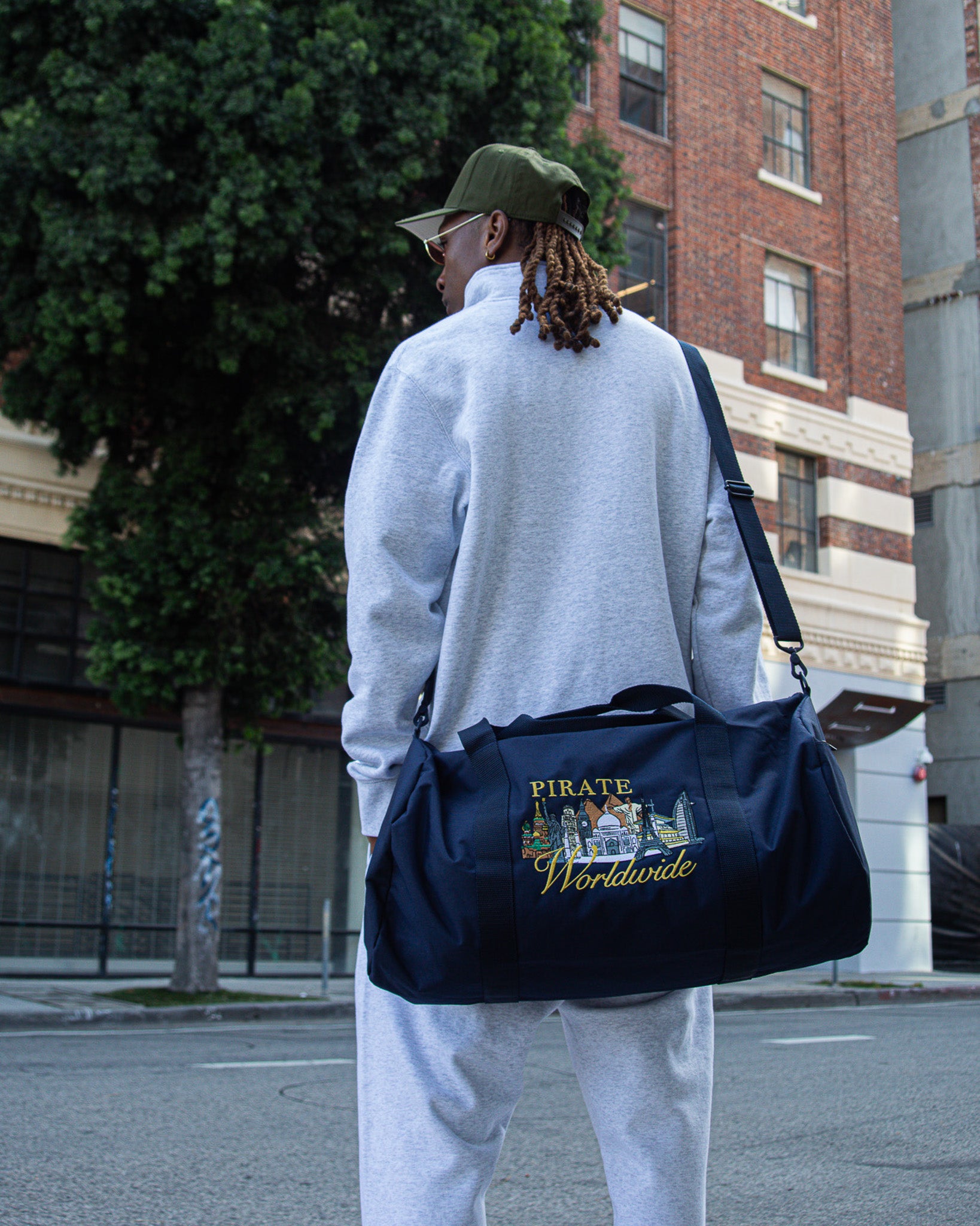 Pirate Worldwide Duffel Bag (Midnight Navy)