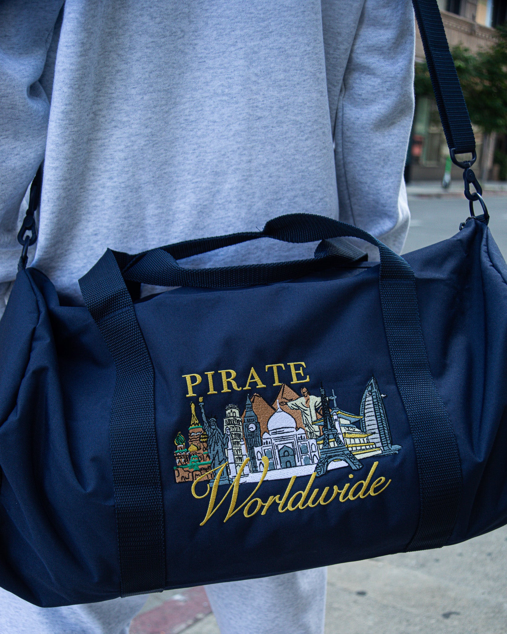Pirate Worldwide Duffel Bag (Midnight Navy)