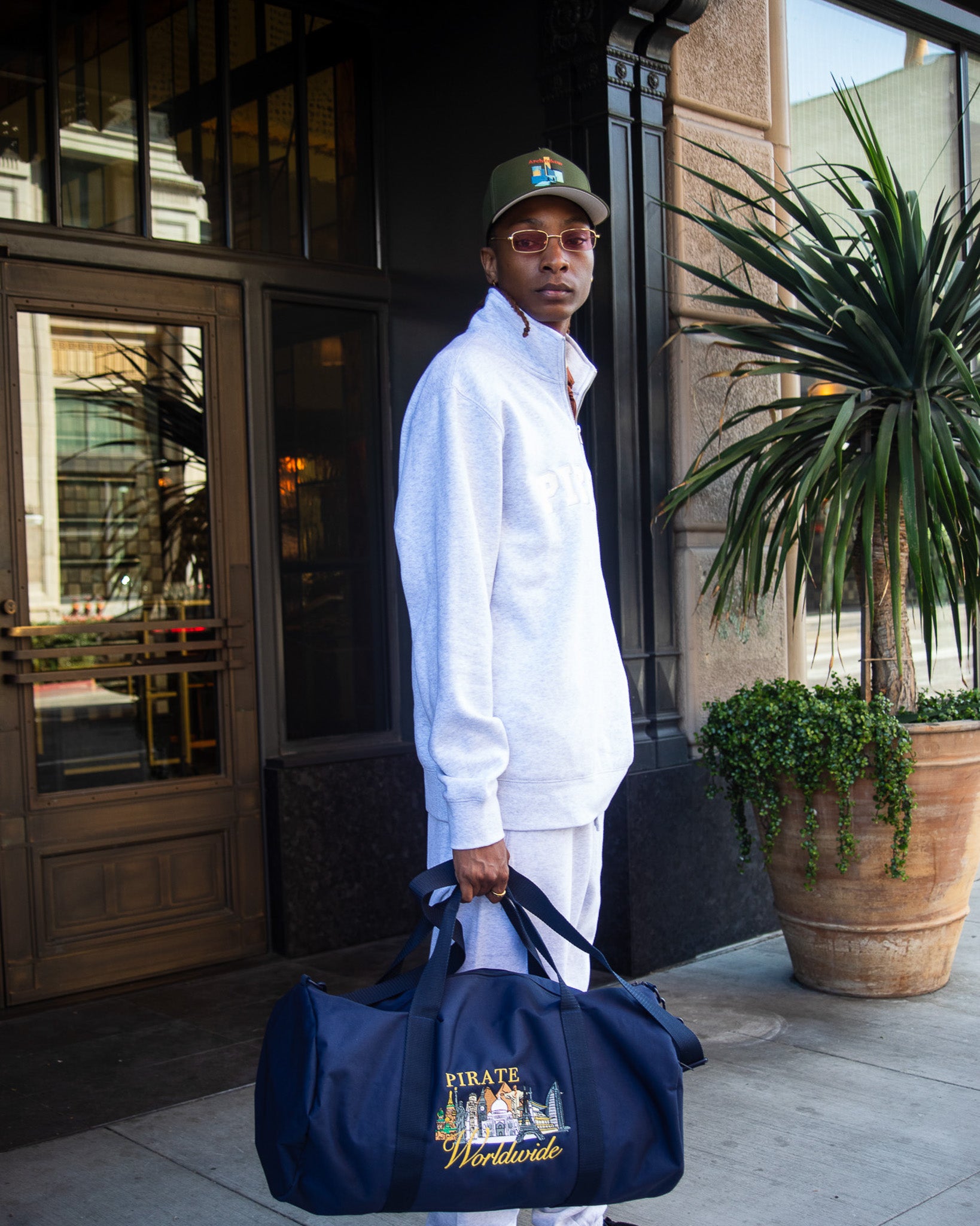 Pirate Worldwide Duffel Bag (Midnight Navy)