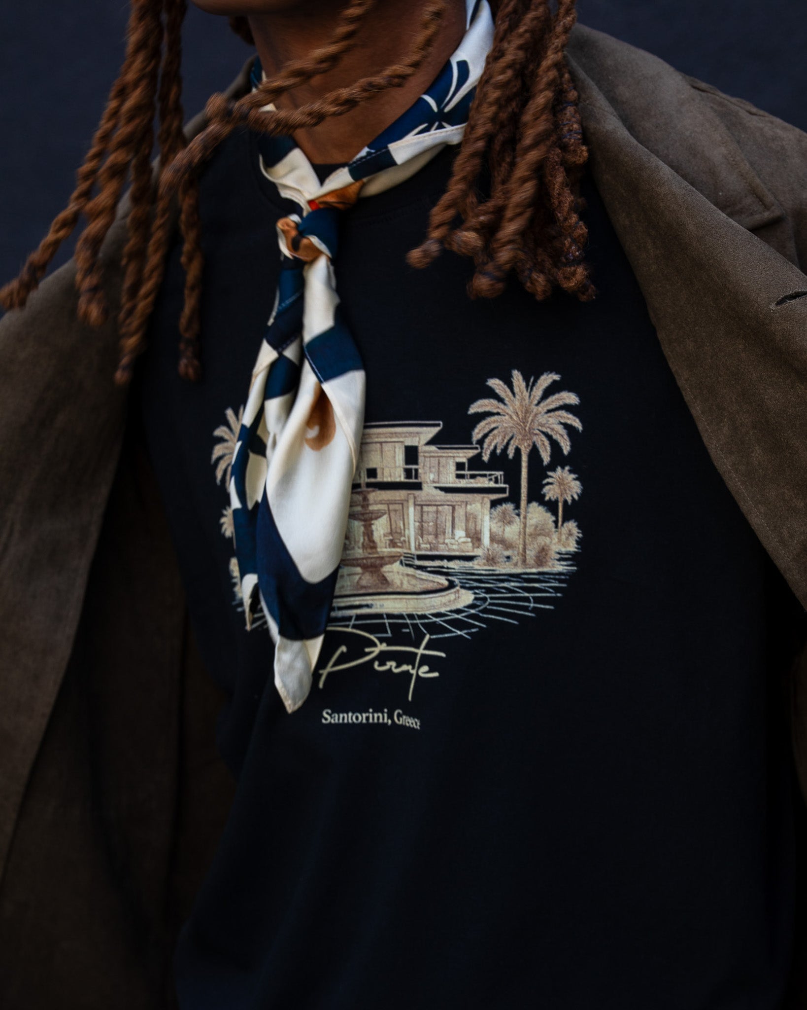 Pirate Santorini SS Tee (Pirate Black)