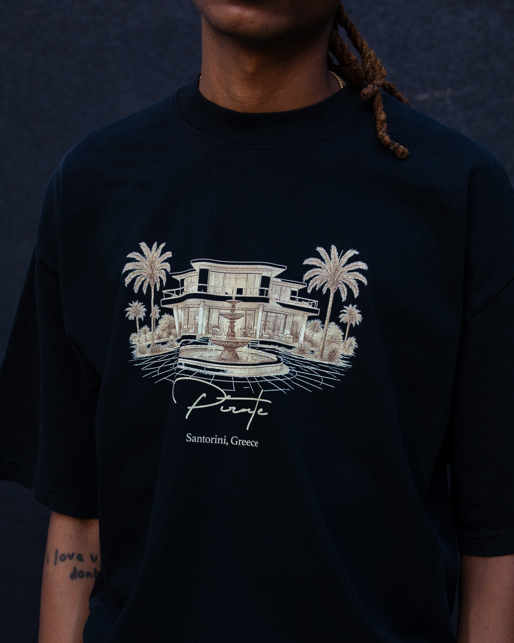 Pirate Santorini SS Tee (Pirate Black)