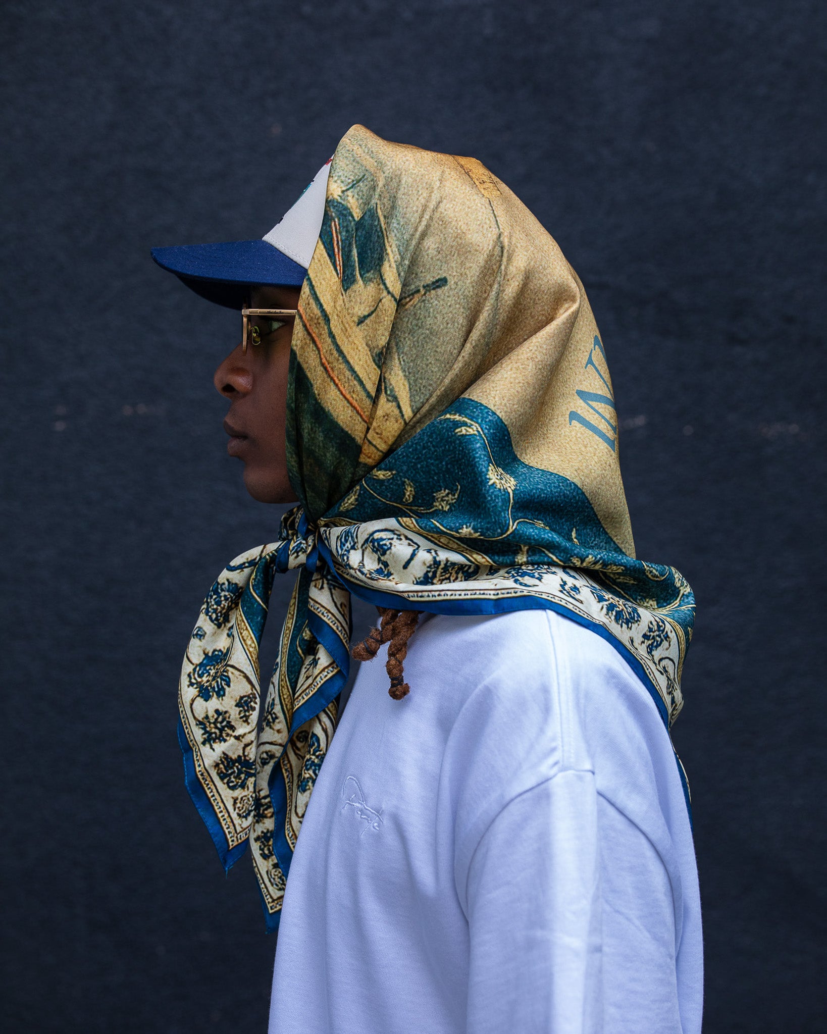 Pirate Santorini Silk Bandana (Oversized)