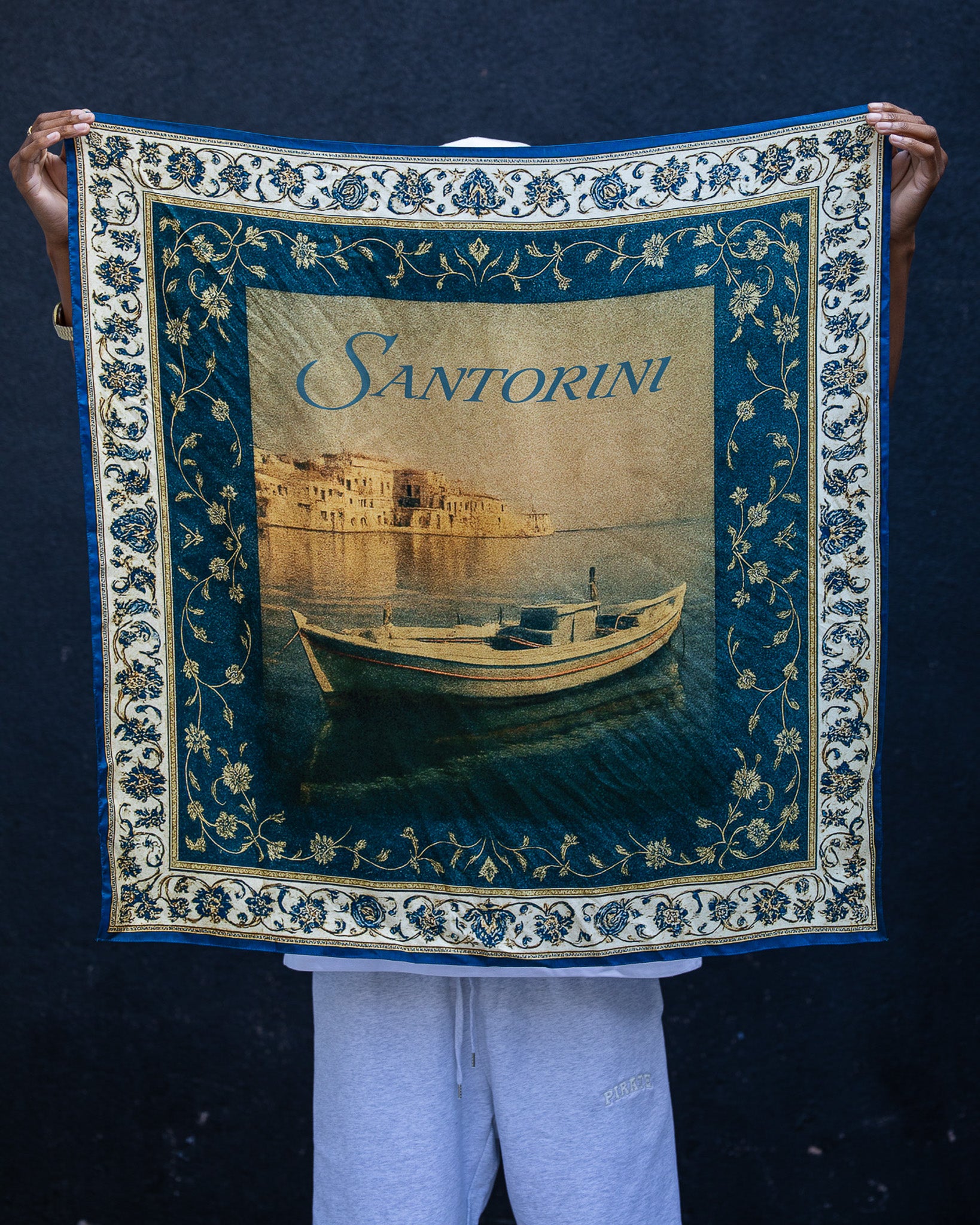 Pirate Santorini Silk Bandana (Oversized)