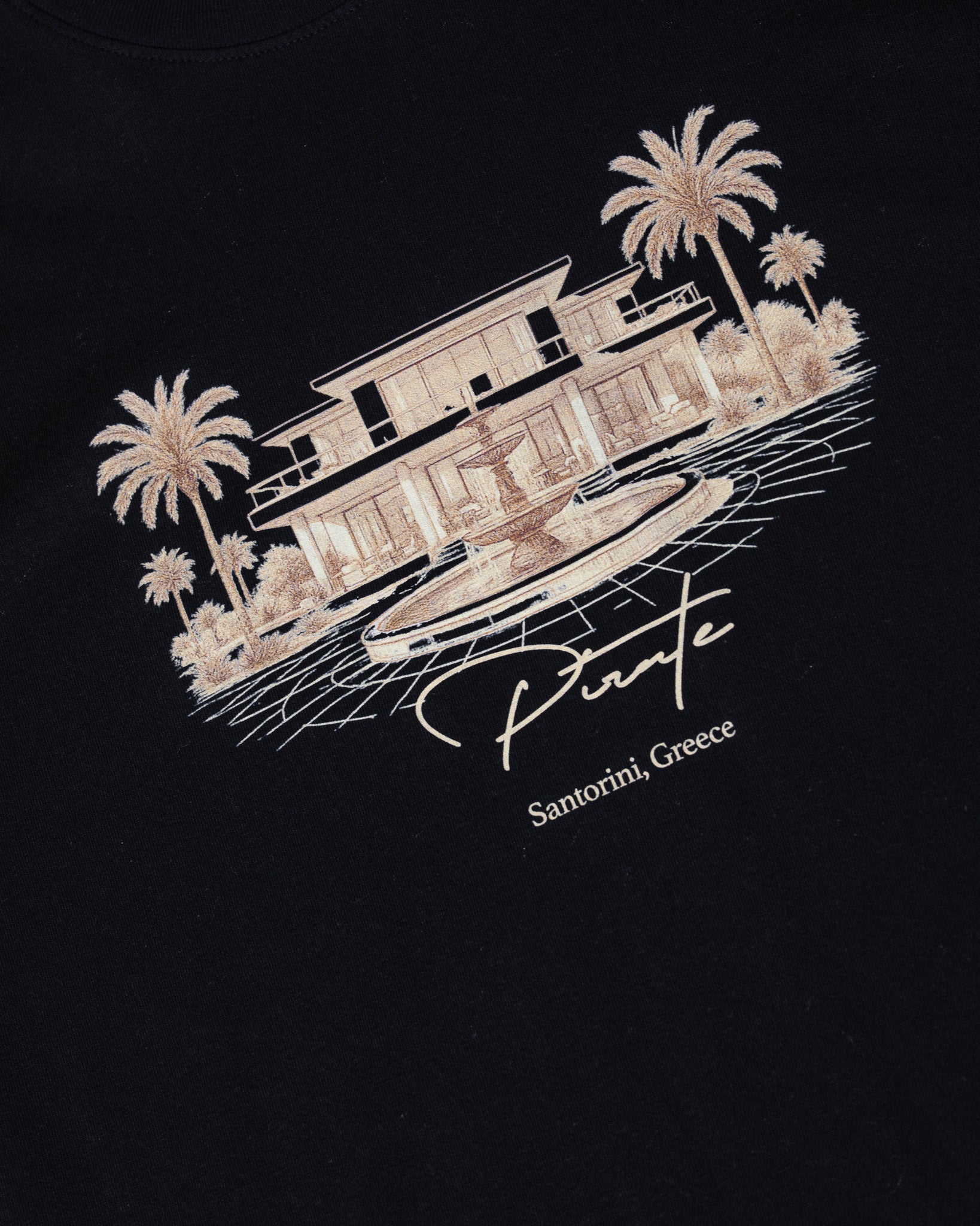 Pirate Santorini SS Tee (Pirate Black)