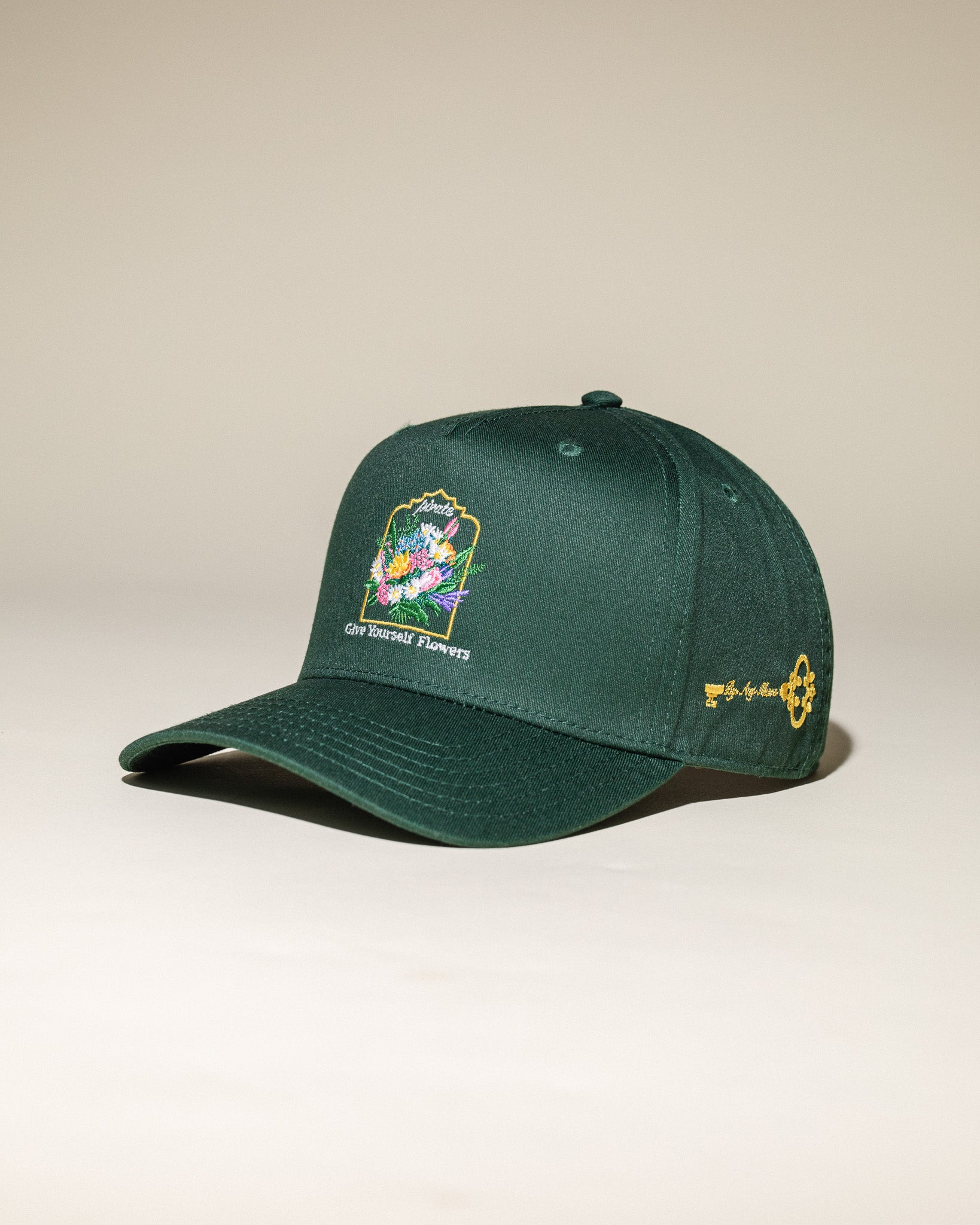 Pirate Give Yourself Flowers Hat (Emerald Green)