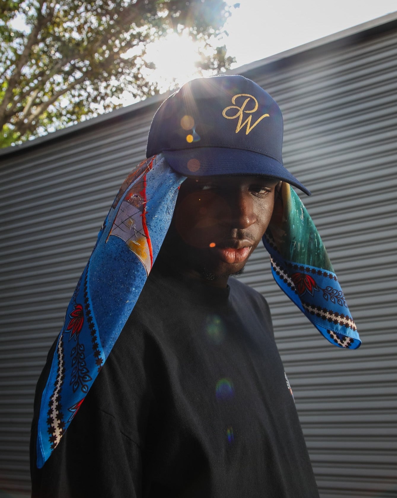 Pirate PW Chain Stitch Hat (Navy)