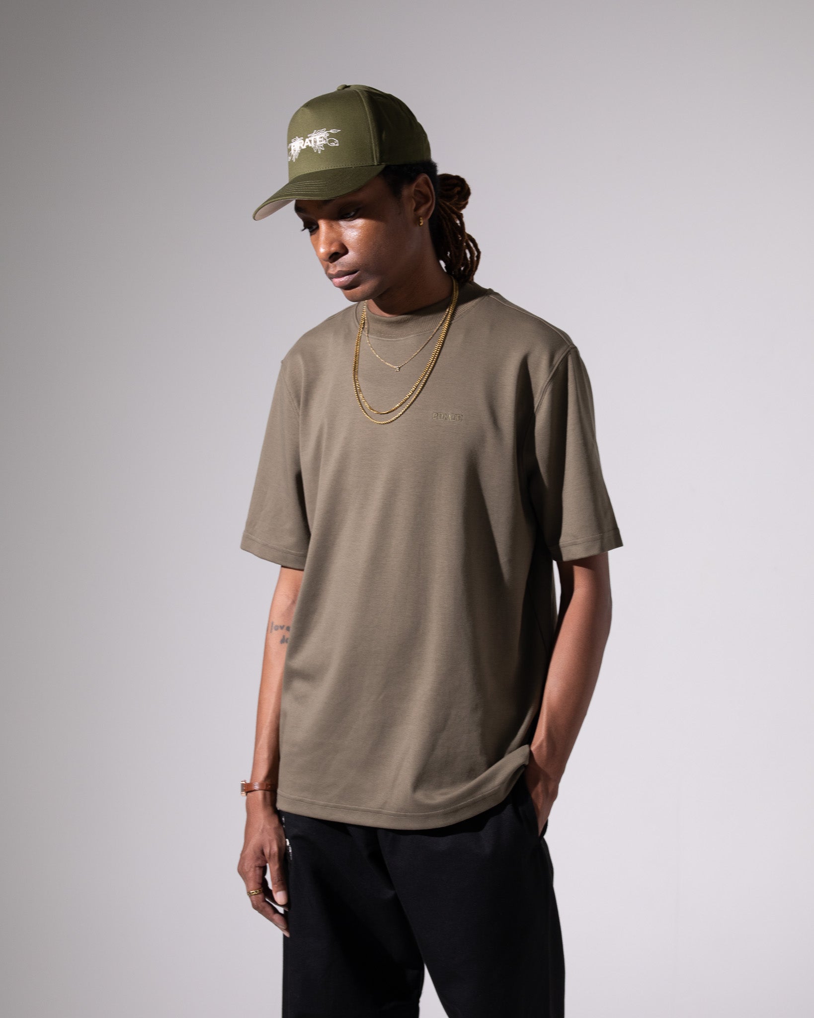 Pirate Hilltop T-Shirt (Olive)