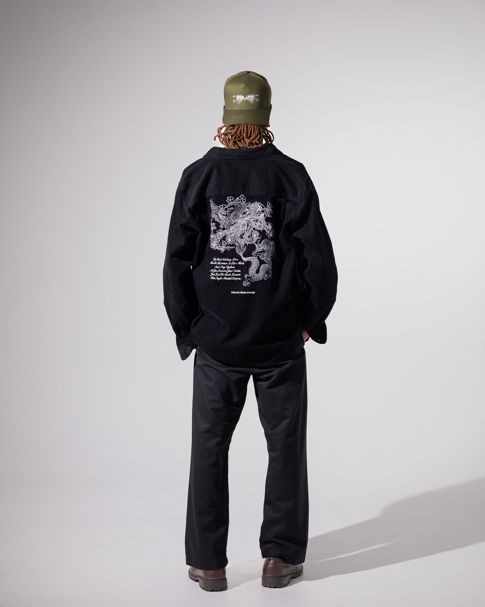 Pirate Branded Cotton Pant (Pirate Black)