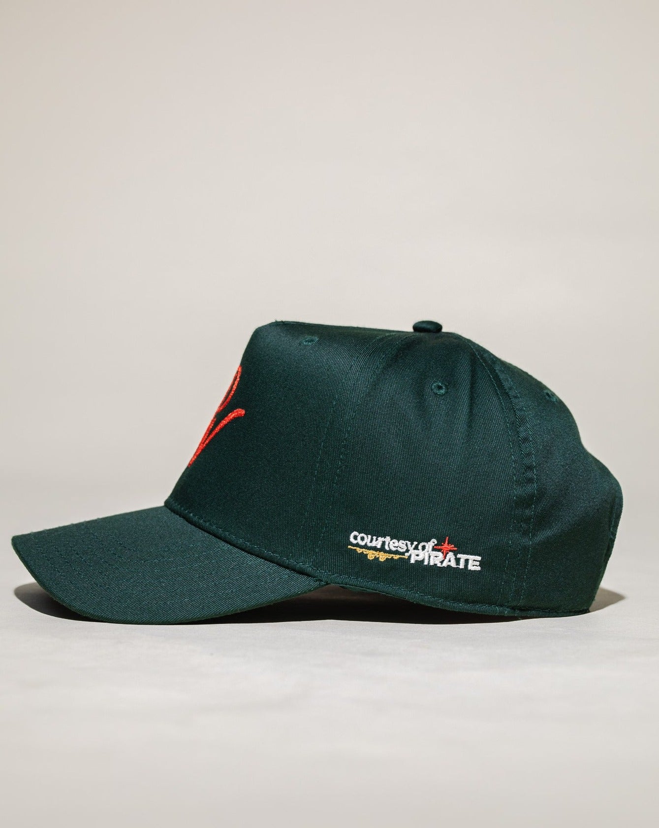 Pirate PW Chain Stitch Hat (Green)