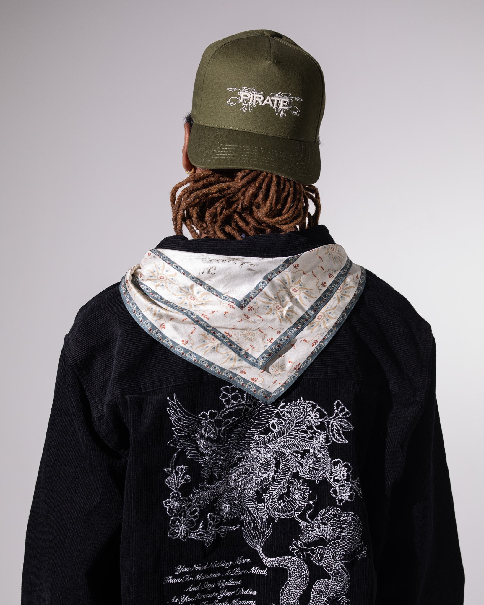 Pirate Observatory Silk Bandana