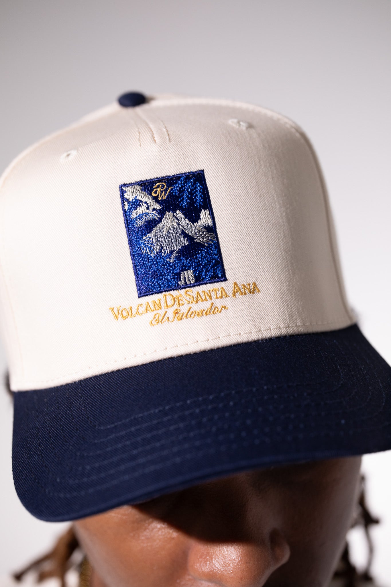 Pirate El Salvador Hat (Cream/Navy)