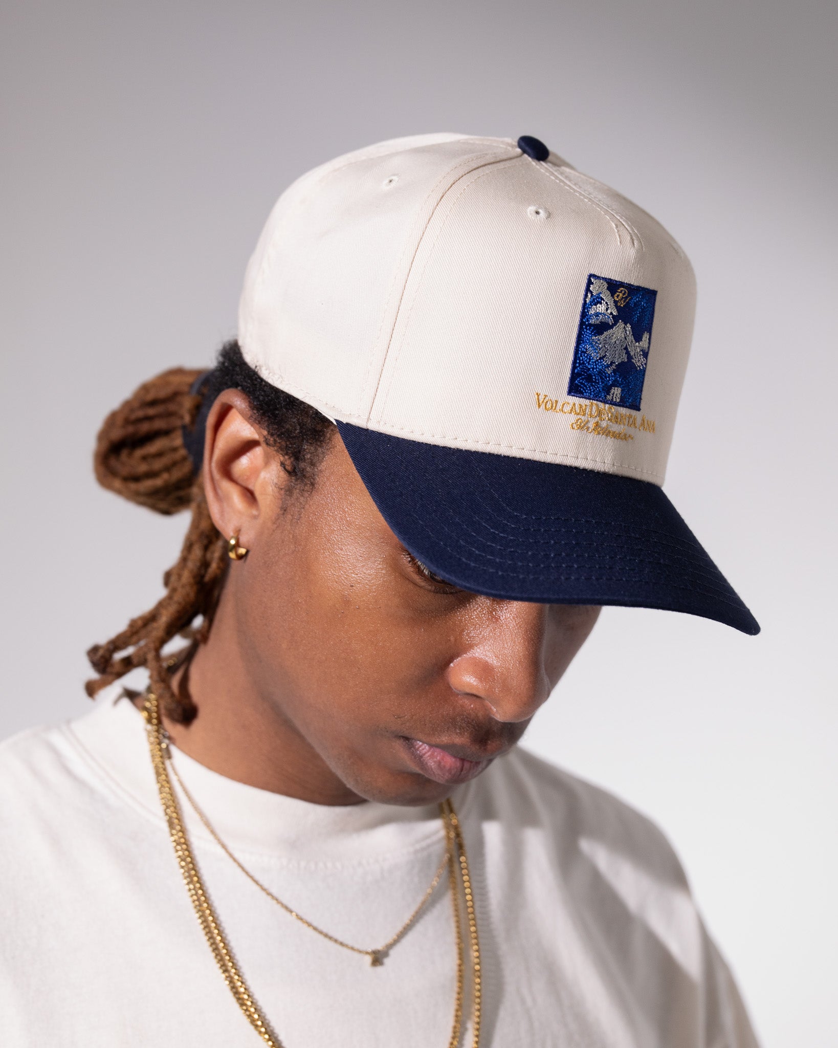 Pirate El Salvador Hat (Cream/Navy)