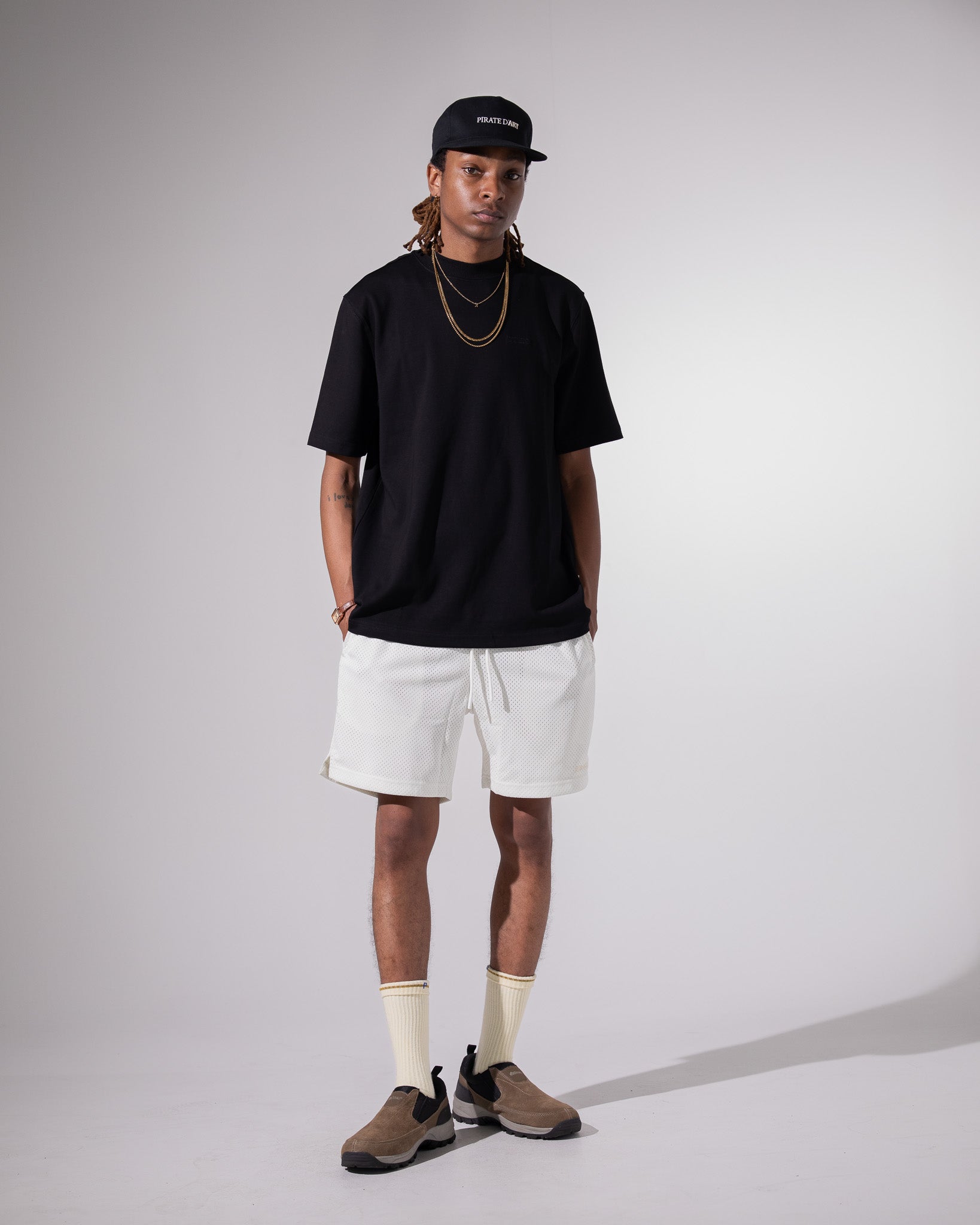Pirate Hilltop Mesh Short (Cannoli Cream)