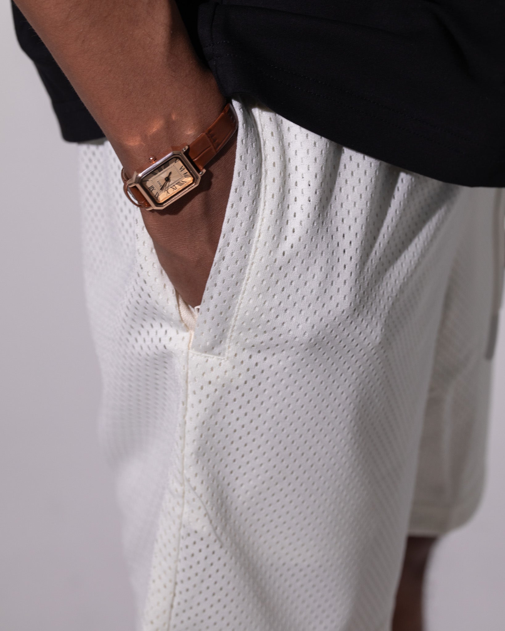 Pirate Hilltop Mesh Short (Cannoli Cream)