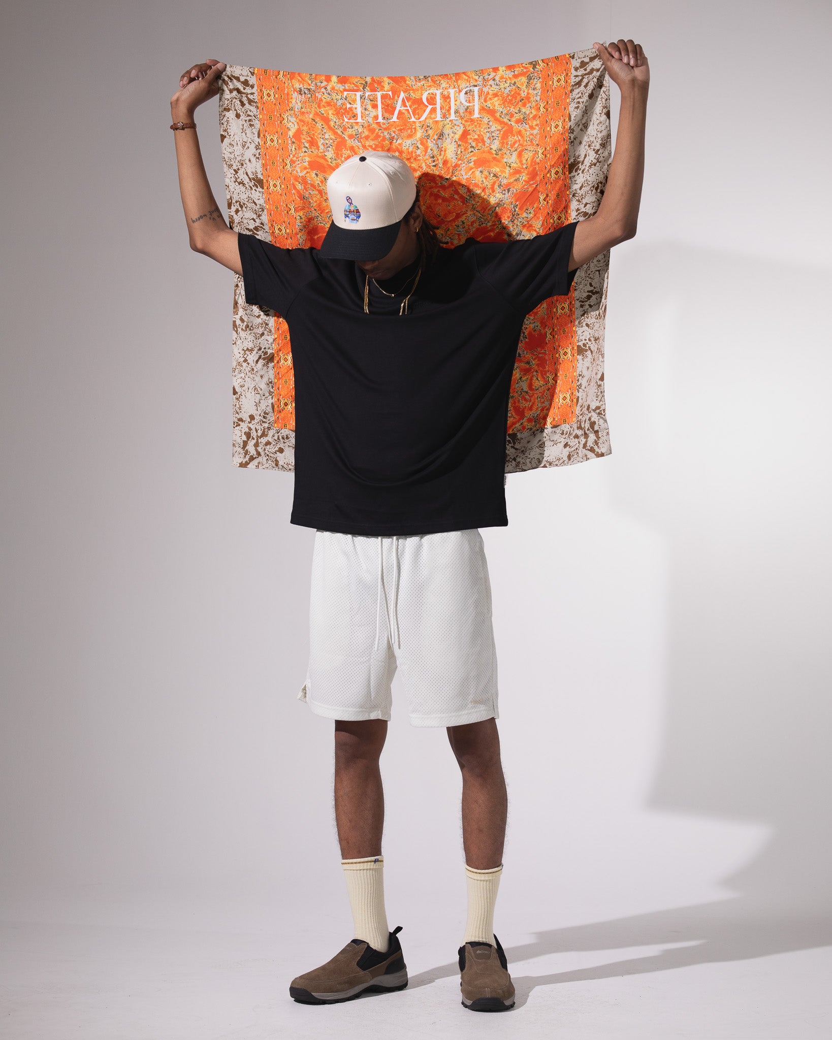 Pirate Palazzo Rosso Silk Bandana (Oversized)