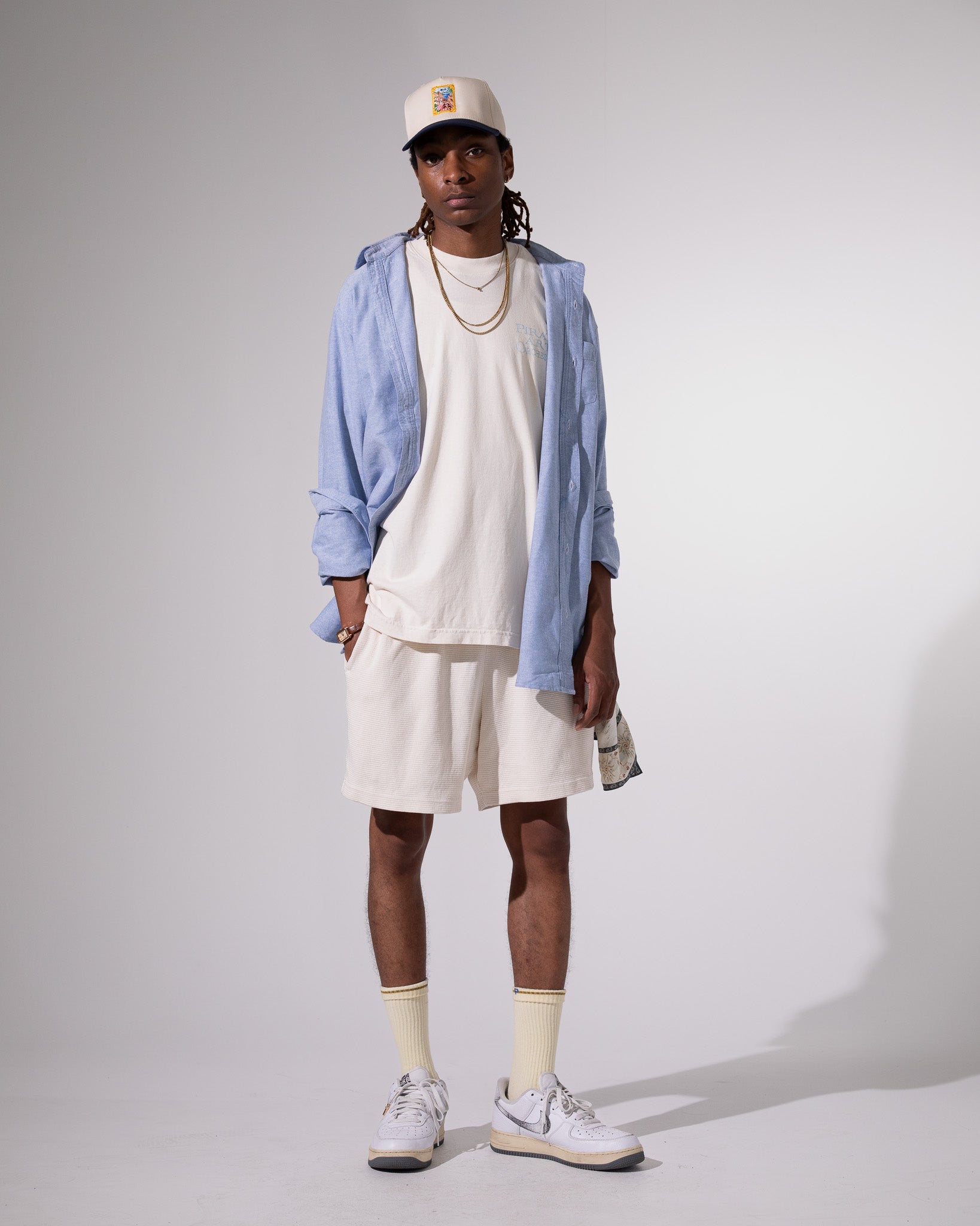 Pirate Untitled Signature Thermal Short (Cannoli Cream)