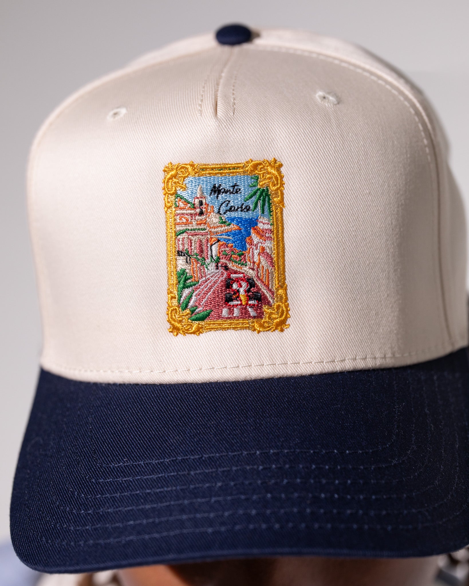 Pirate Monte Carlo Hat (Cream/Navy)