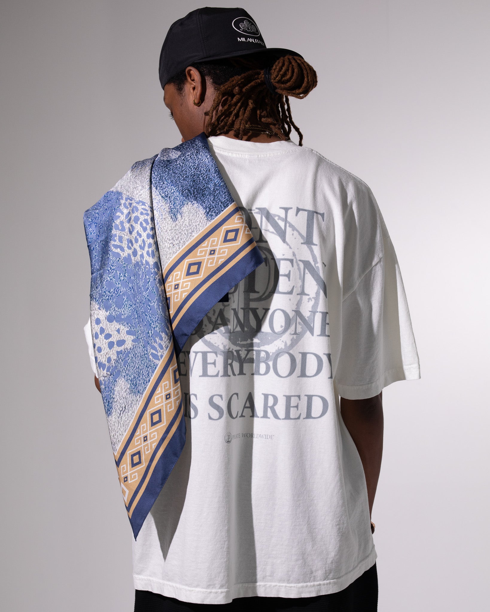 Pirate Leopard Camo Silk Bandana (Oversized)