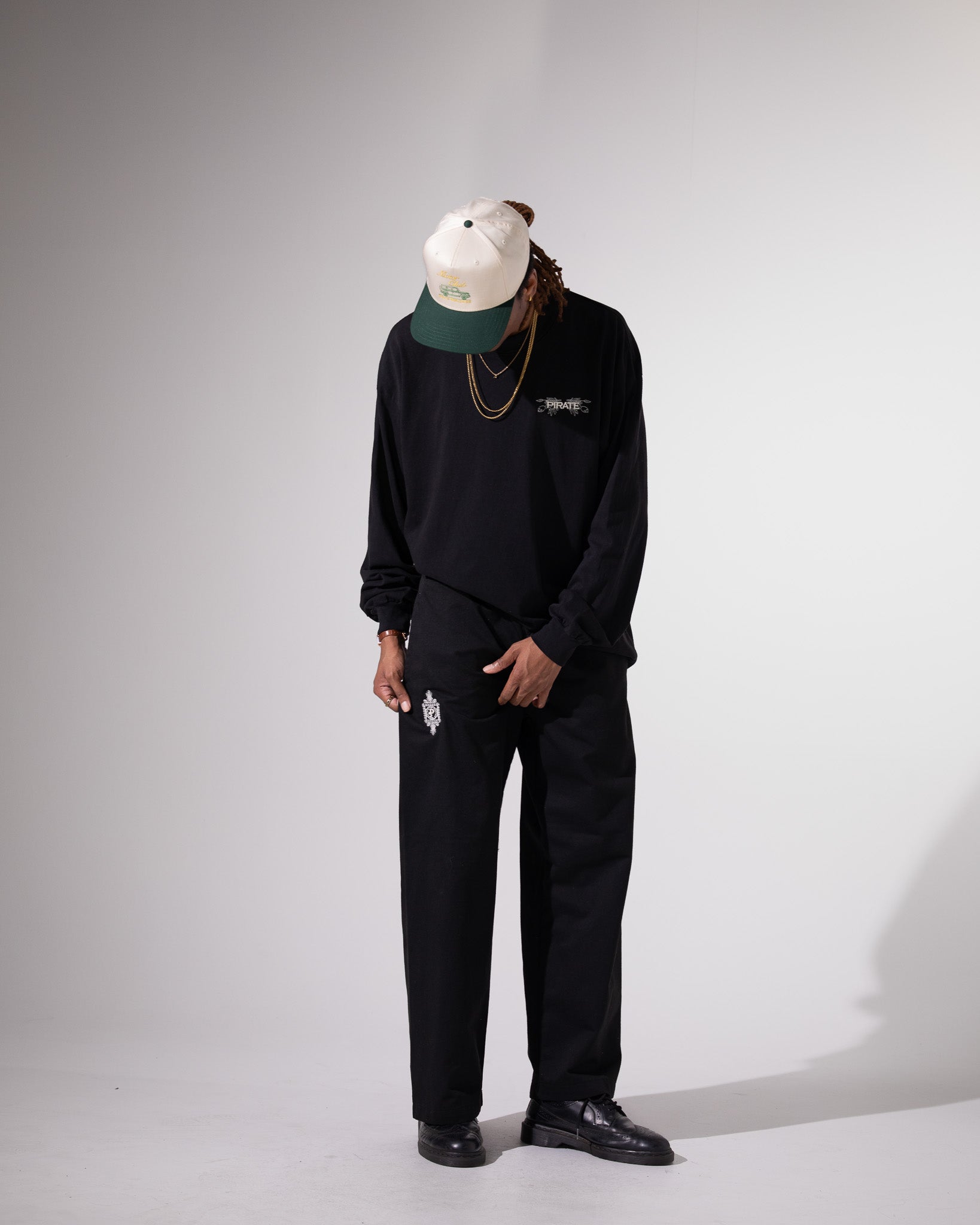 Pirate Flora LS Tee (Pirate Black)