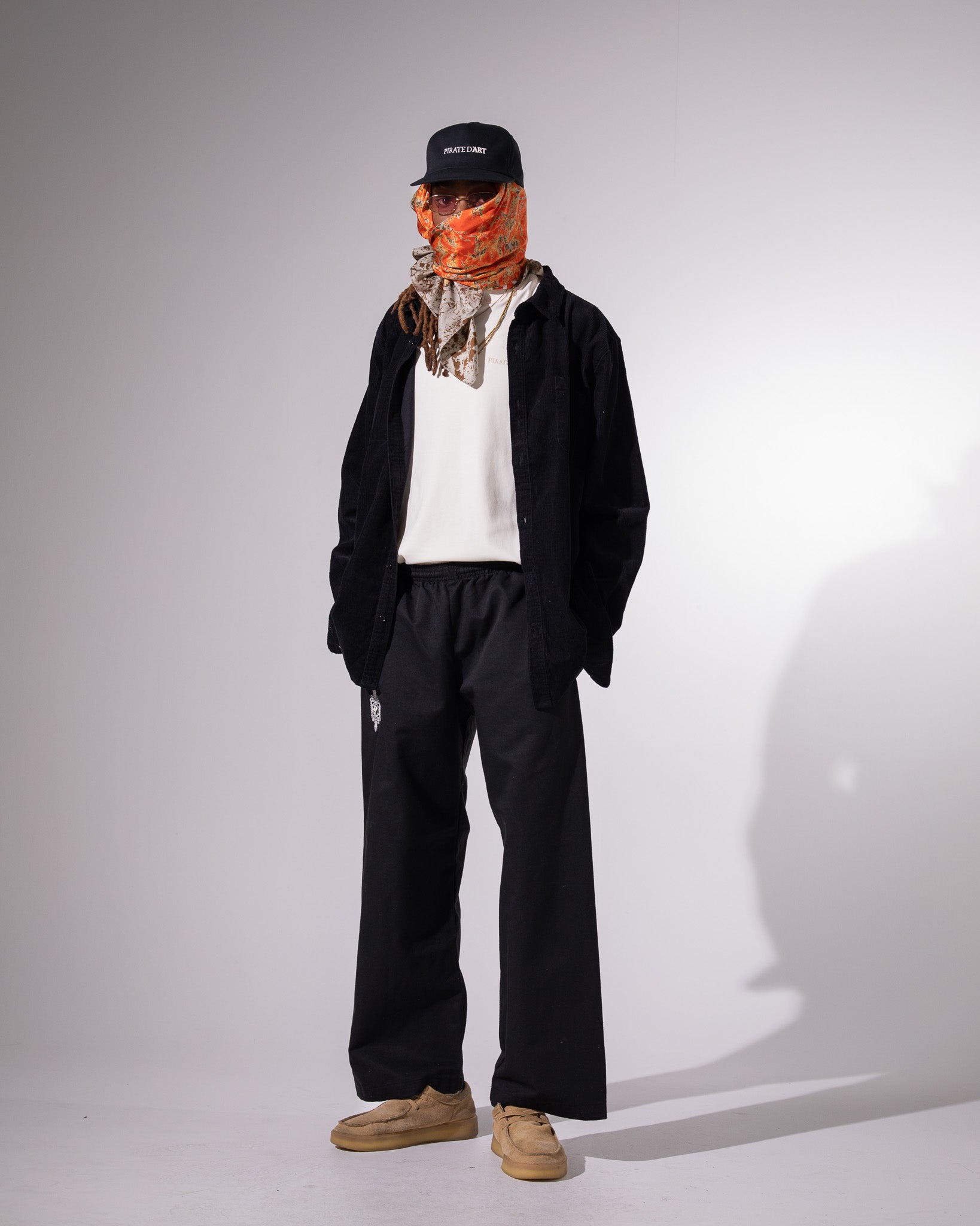 Pirate Palazzo Rosso Silk Bandana (Oversized)